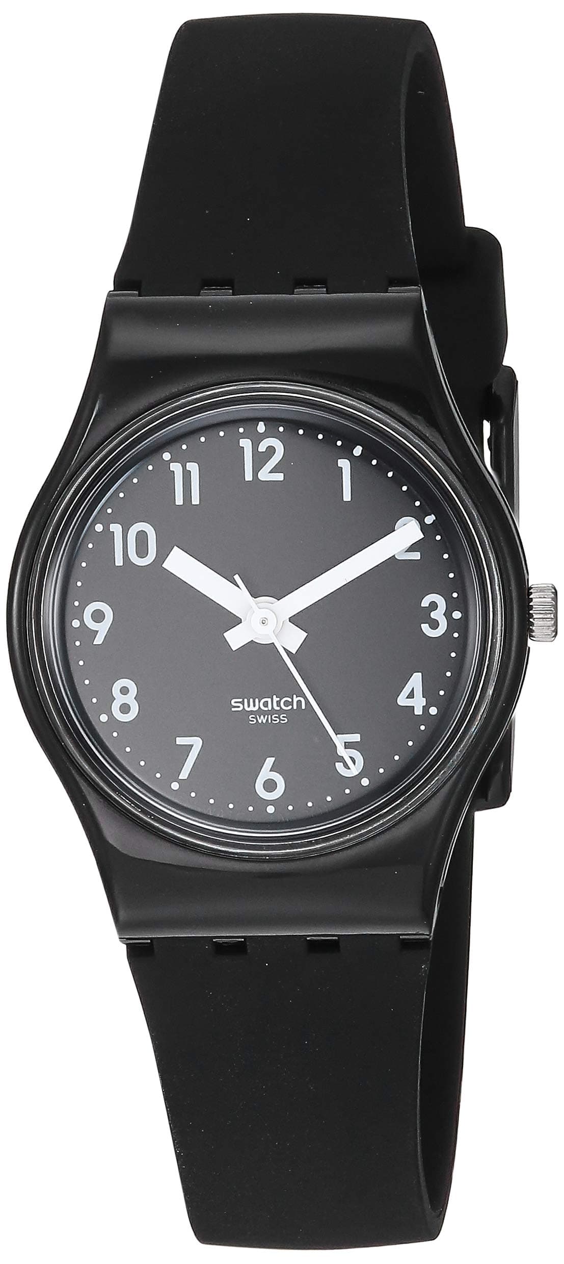 Swatch Women's Lady Black Single Rubber Watch