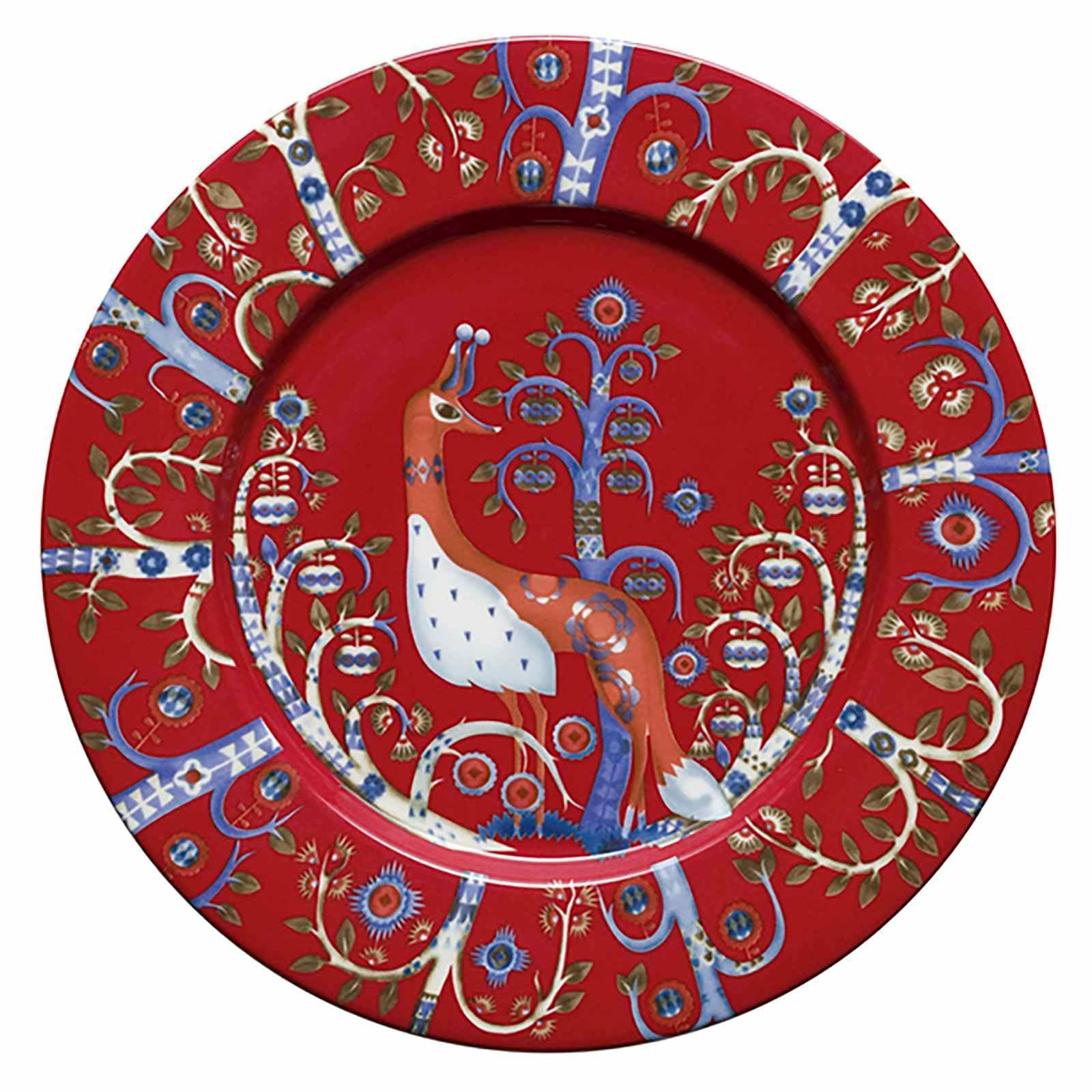Taika red Salad Plate 22cm
