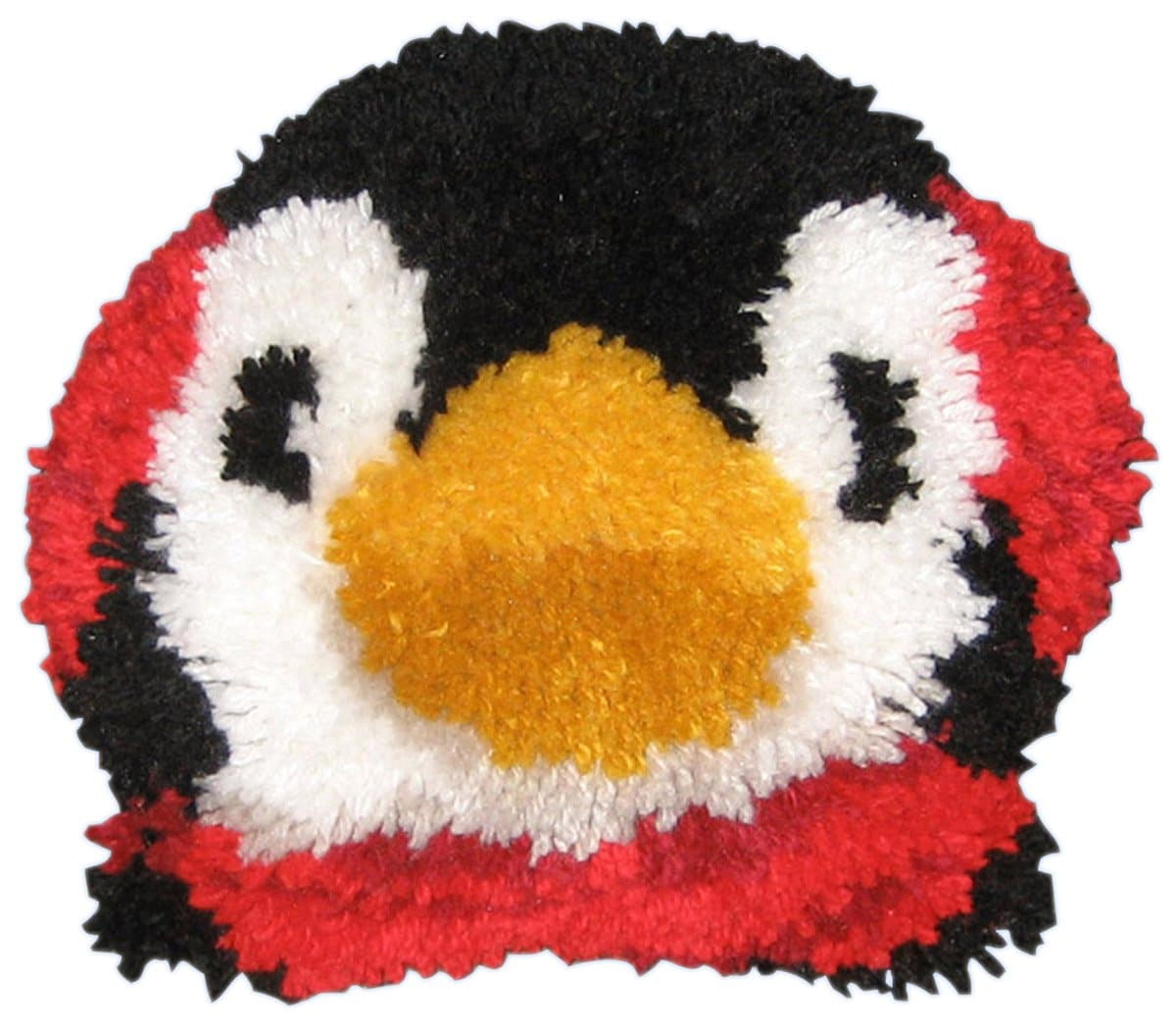 MCG Textiles Huggables Animal Penguin Pillow Latch Hook Kit