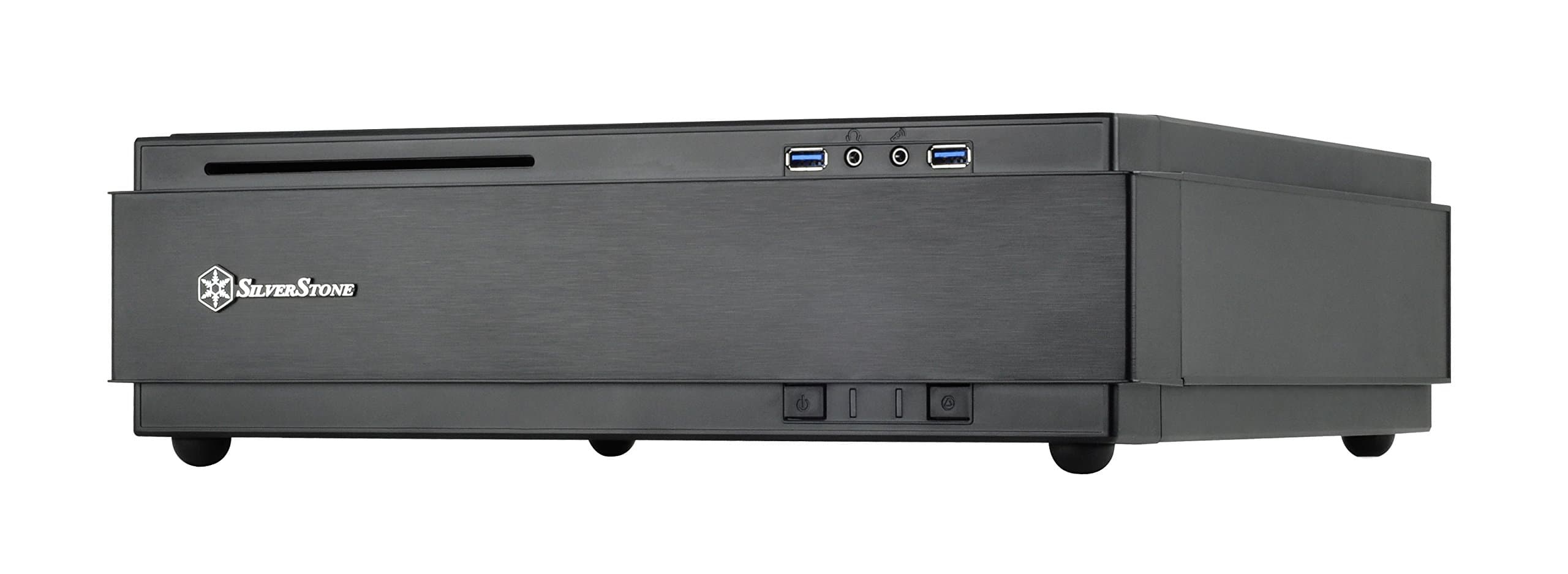 SilverStone SST-ML07B Milo Mini-ITX Slim HTPC Desktop Enclosure Black