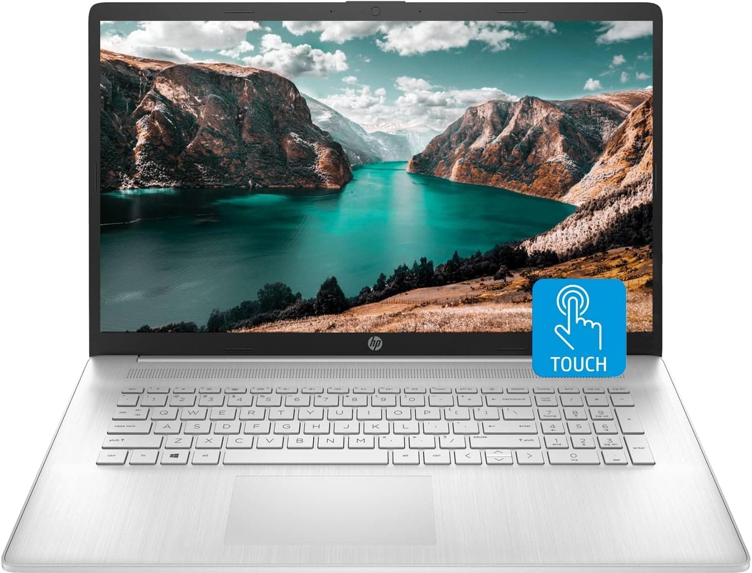 17 Laptop, 17.3" HD+ Touchscreen Display, 12th Gen Intel Core i7-1255U, 64GB RAM, 2TB SSD, Webcam, HDMI, SuperSpeed USB Ports, Wi-Fi 6, Windows 11 Home, Silver
