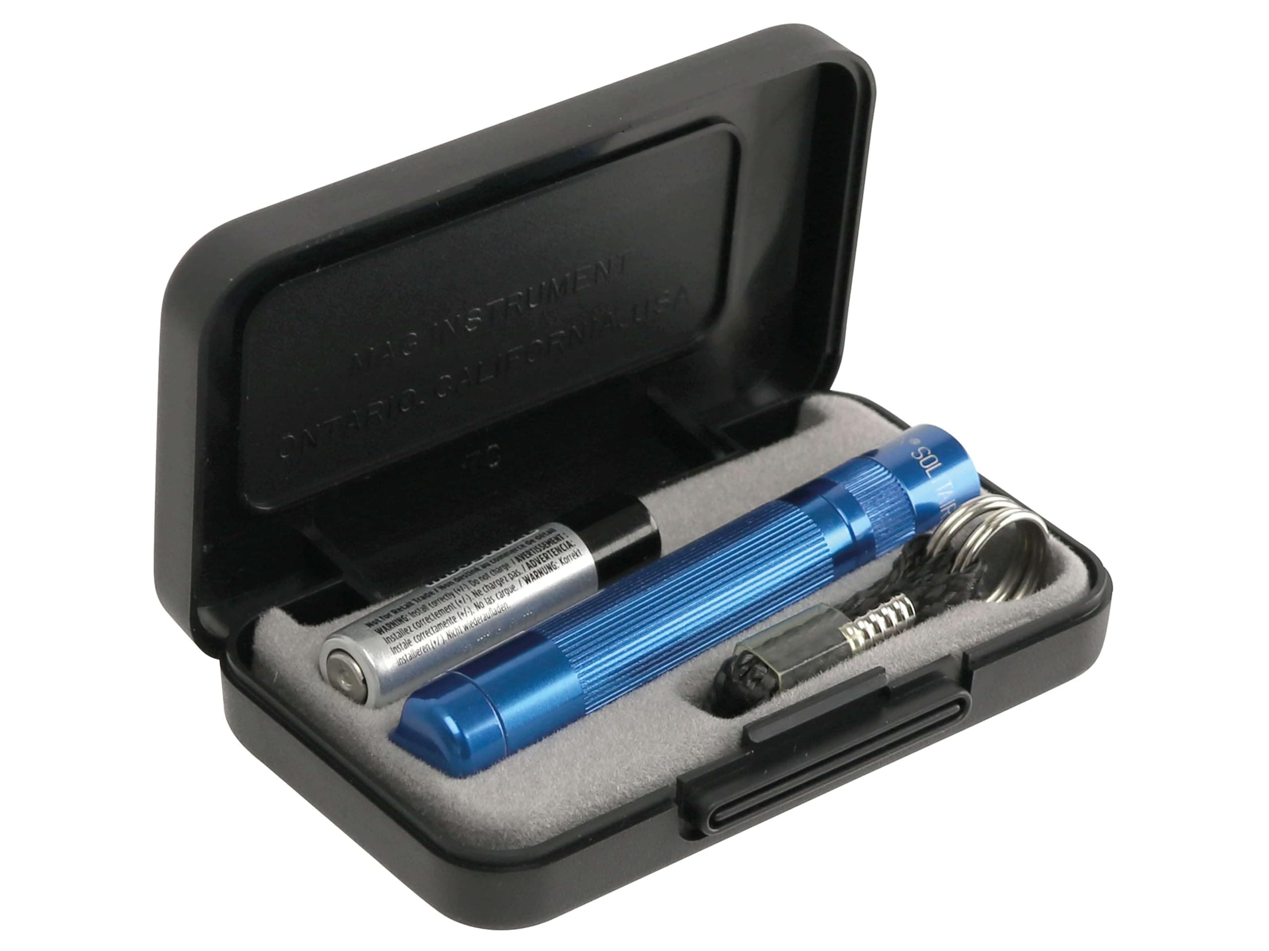 Men's Solitaire LED Presentation Box Flashlight-Blue