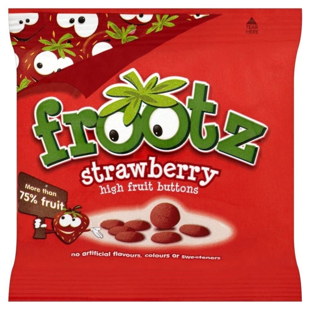 Frootz Strawberry High Fruit Buttons (18g)