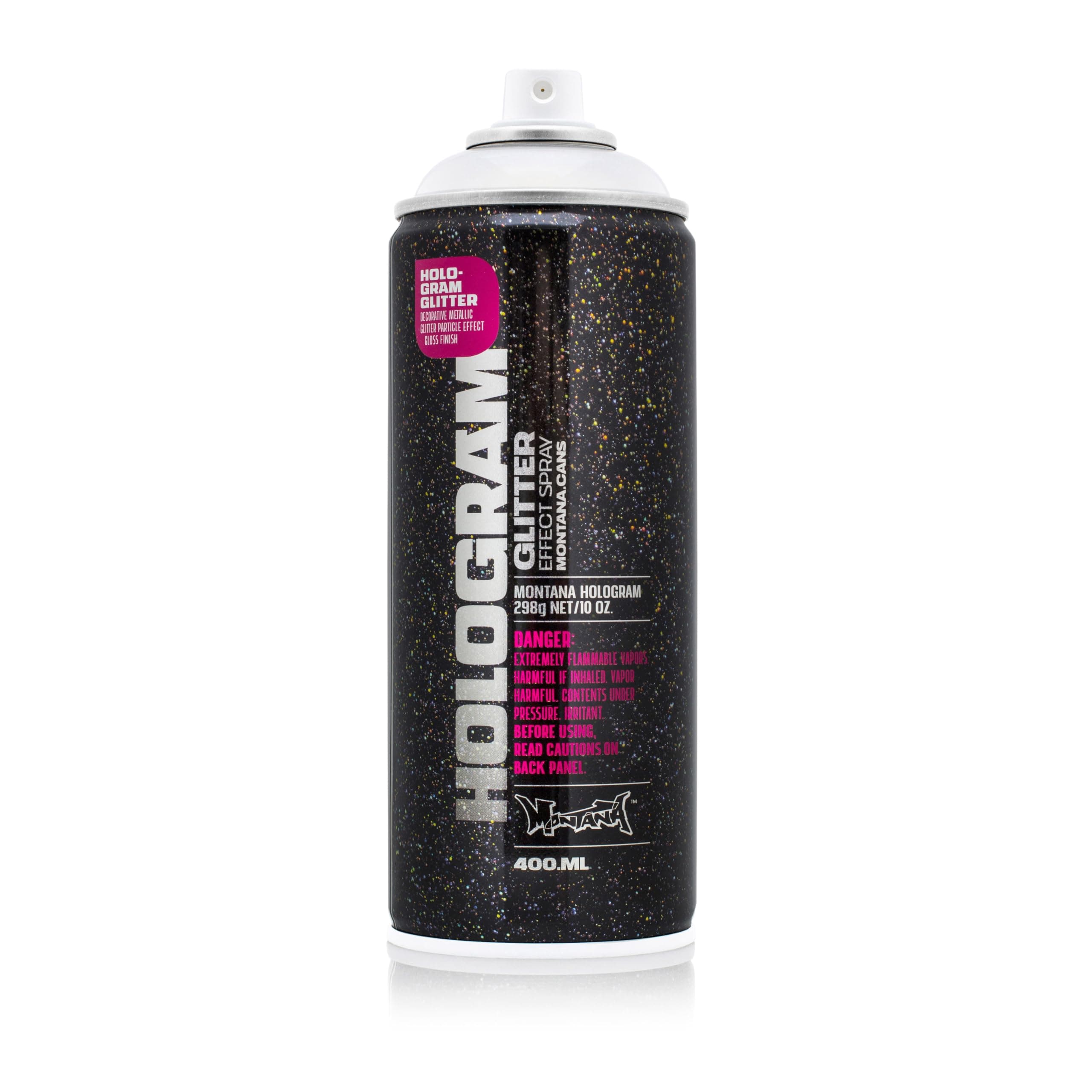 Cans Montana Effect 400 ml Hologram Glitter Color, Clear Spray Paint