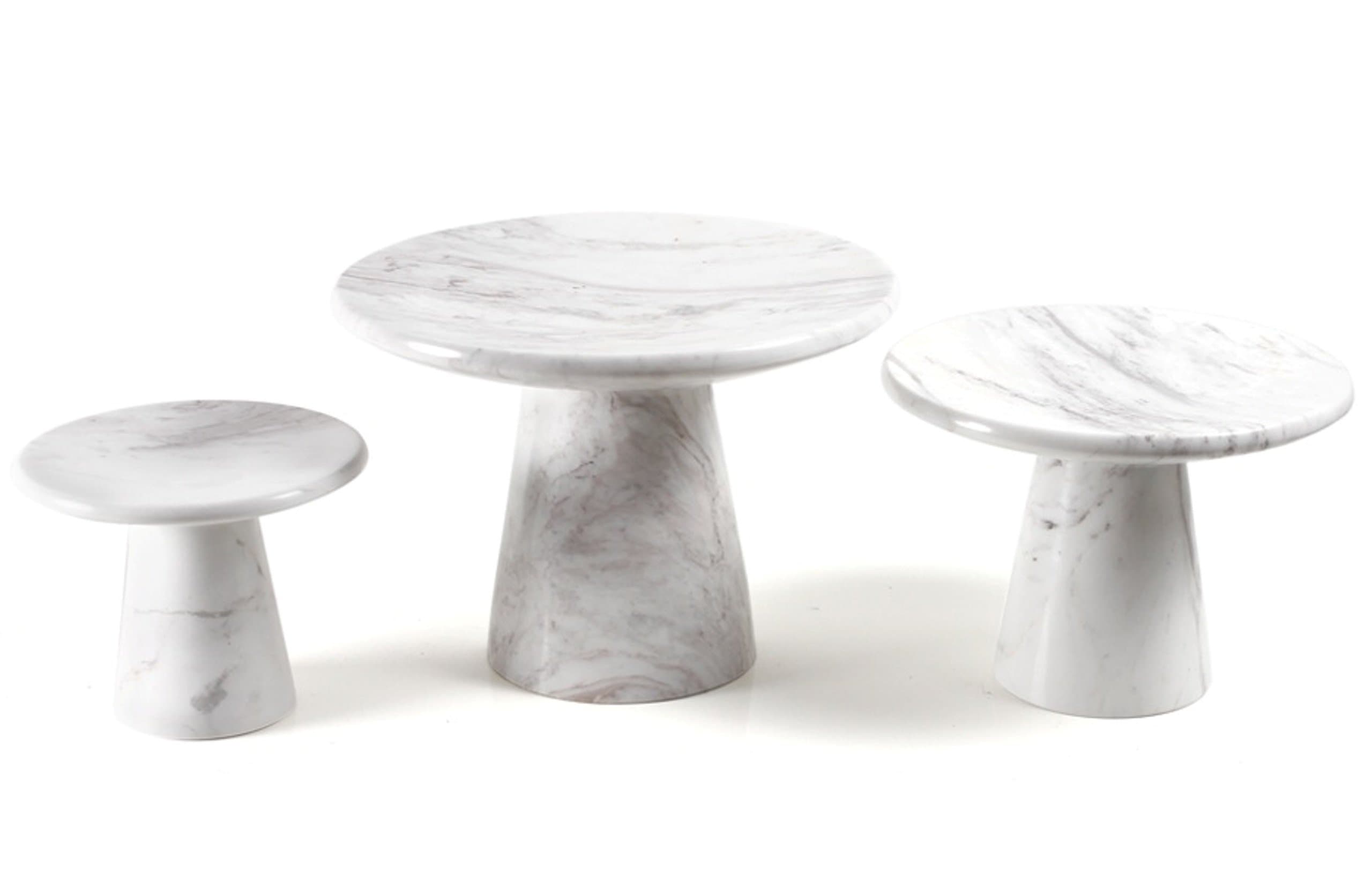 Yuchengstone White Marble Cake Stand
