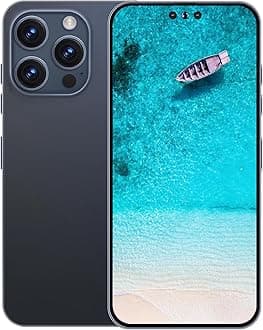 XUANMEIKEA14 PROMAX Unlocked Phone 8-Core Android Smartphone 8GB RAM + 256GB Storage 50MP + 24MP Cameras 6800mAh Battery 6.7-Inch HD Display 5G Dual SIM Unlocked Cell Phone (Deep Sea Blue)