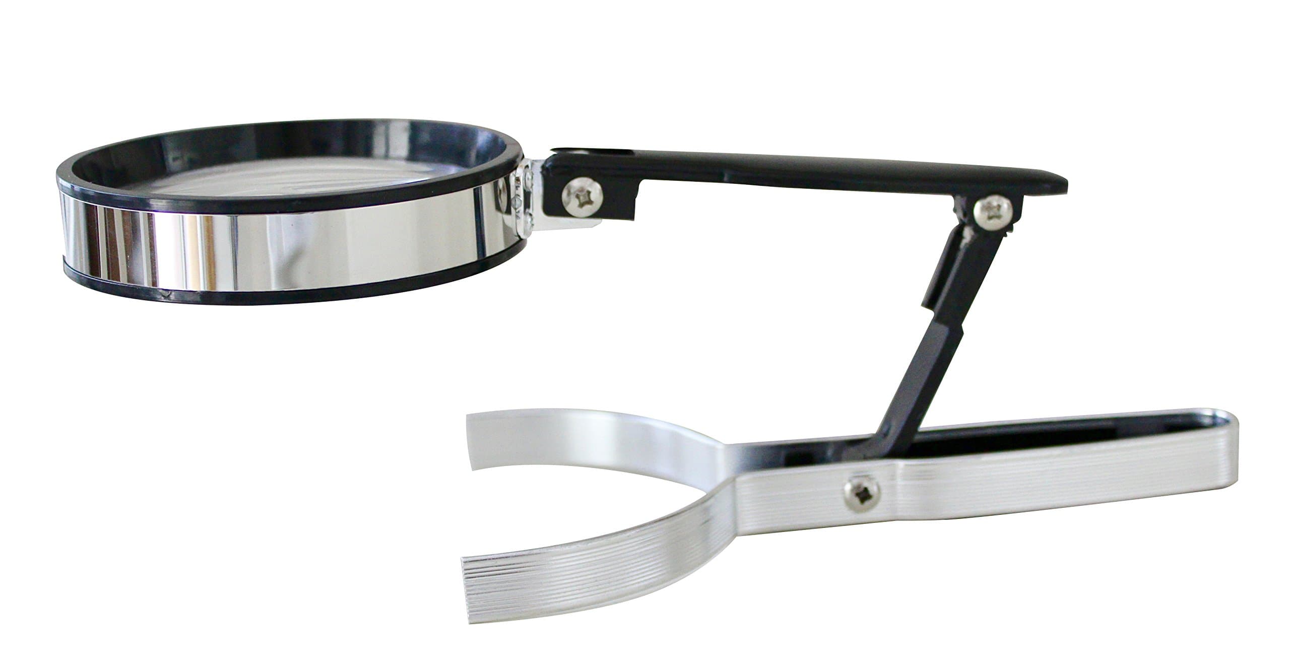 Self Standing Magnifier | Hands Free | Folding Standing Magnifier | Handheld Magnifying Glass | for Reading Craft Needle Work Hobby School Jewelry