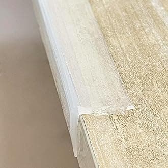 Edge Protector 100% Silicone, Baby Proofing Corners Clear Guards, Pre-Tape Adhesive Soft for Kids Safety, Child Table Cabinets Furniture Bumper (0.8x0.8in(Width), 12 Foot (Pack of 1))