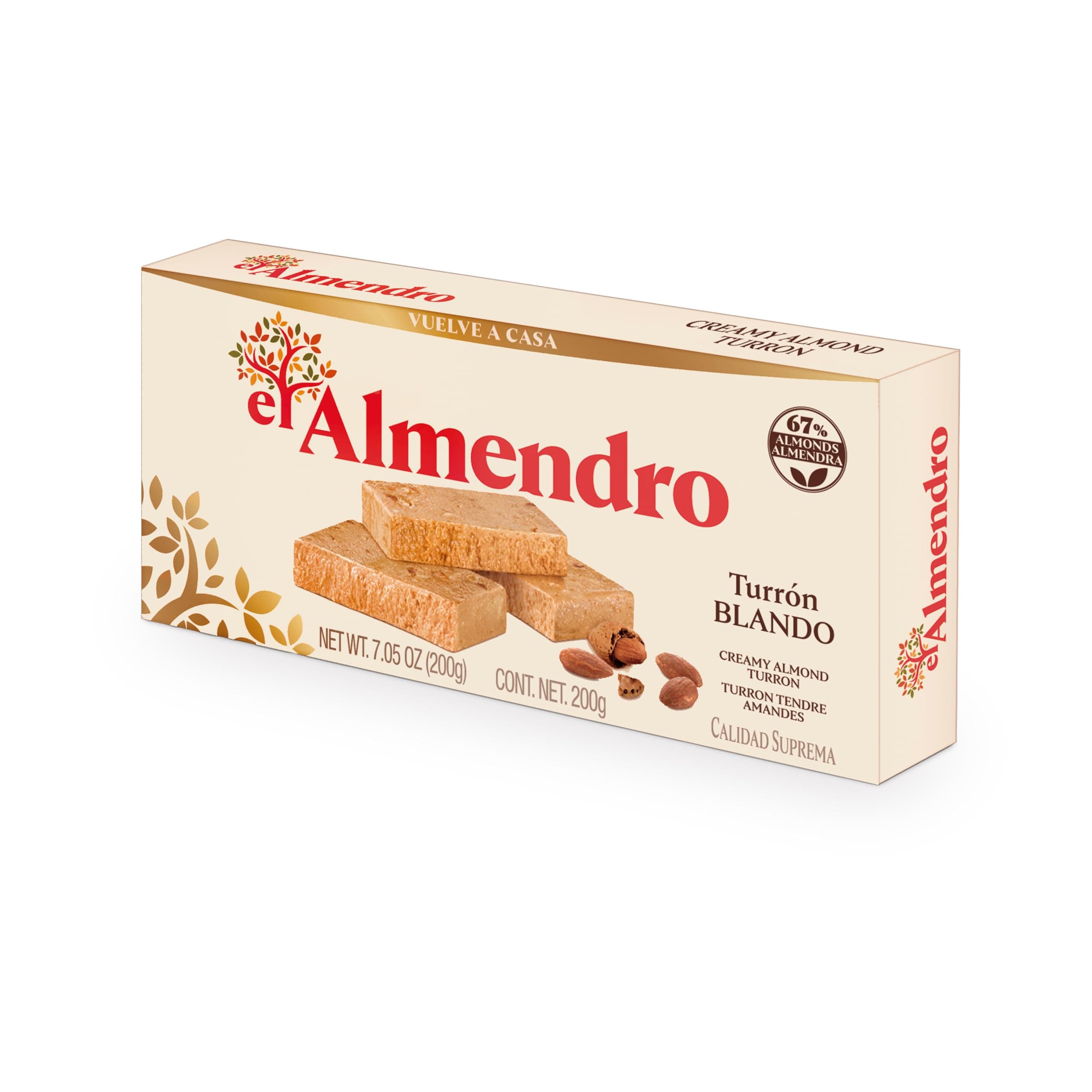 Soft Almond Turron 7oz (200 G)