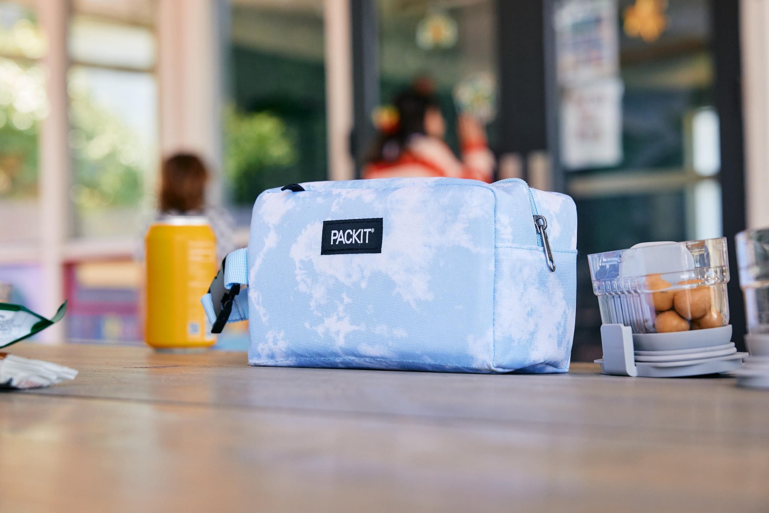 PackIt PKO-SX-CHK Freezable Snack Box, Checked, Polyester