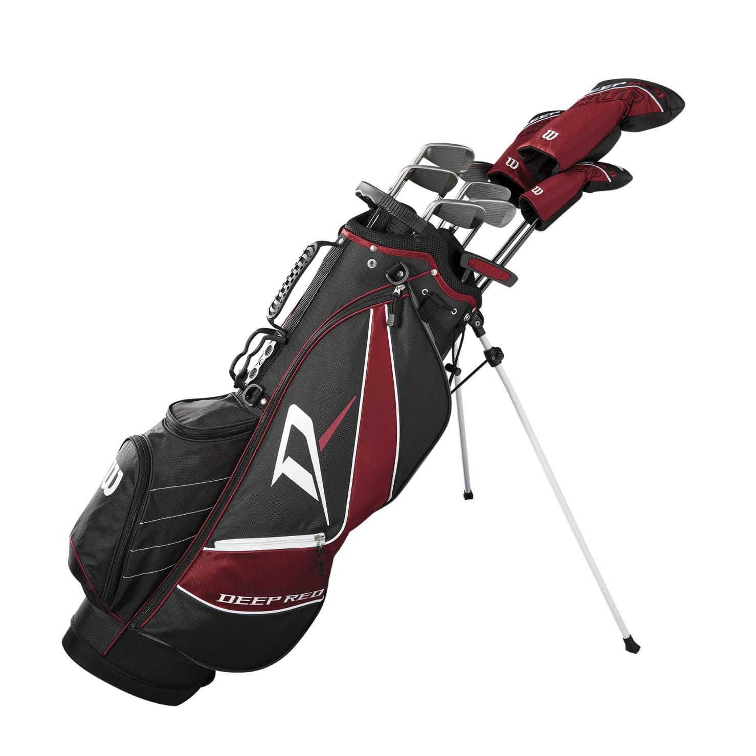 Wilson Deep Red Tour Complete Set with Stand Bag