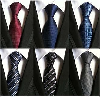 Lot 6 PCS Classic Men's Silk Tie Necktie Woven JACQUARD Neck Ties