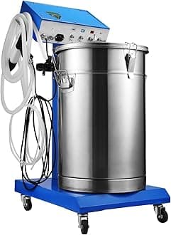 VEVOR Mophorn 50W 450g Per Minute WX-958 Electrostatic Powder Coating Machine with Spraying Gun Paint 45L)