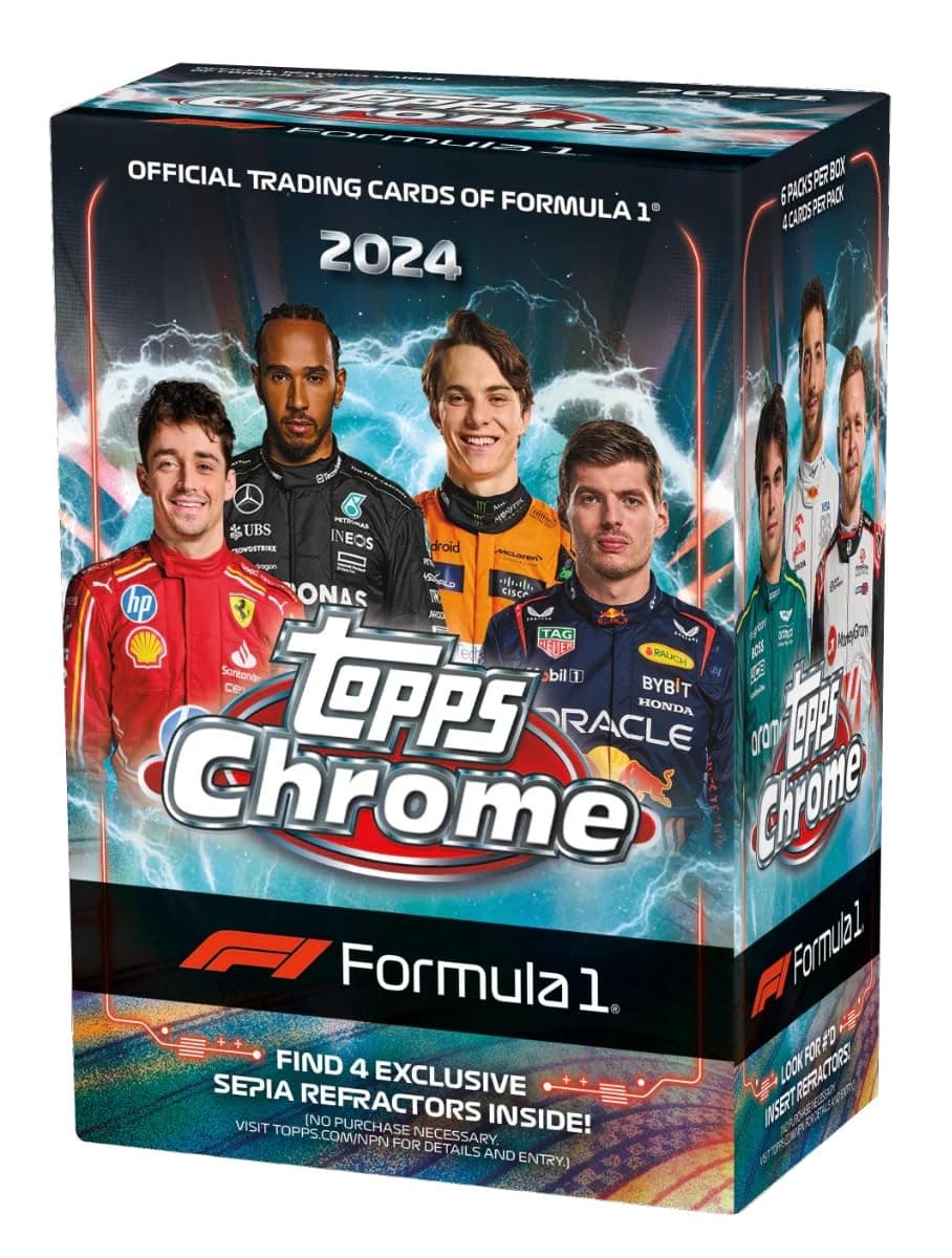 Topps 2024 Chrome Formula 1 24-Card Blaster Box