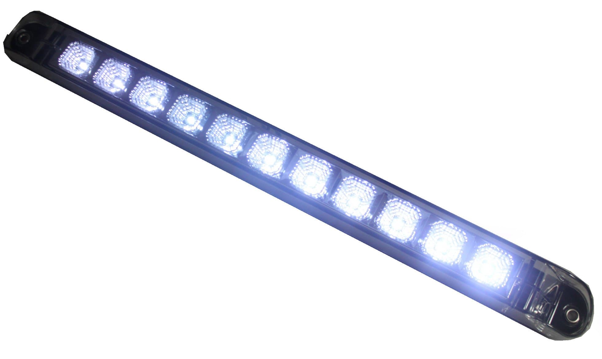 +++ Bright 17" Clear White Back-up/Reverse/Fog LIGHT BAR with Chrome Reflector