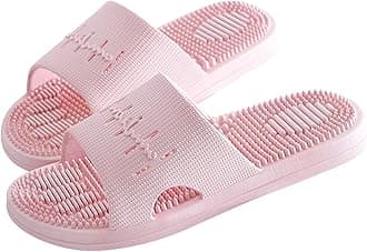 Massage Slippers Women Men Sandals Open Toe Shower Shoes Summer House Slippers for Bath Plantar Fasciitis Slides Ladies Girls Gym Non Slip Indoor