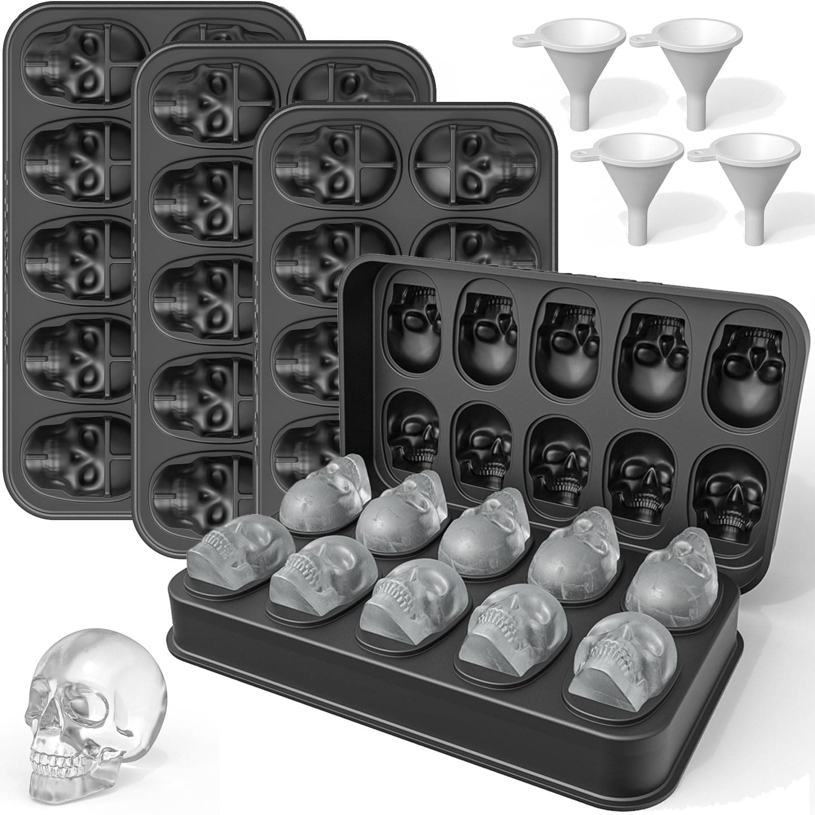 Skull Mold - 4PCS