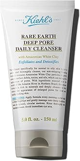 Rare Earth Deep Pore Daily Cleanser, Gentle Exfoliating Face Wash for Oily Skin, Detoxifies & Exfoliates Skin, Minimizes Pores, with Amazonian White Clay, Fragrance-free - 5 fl oz