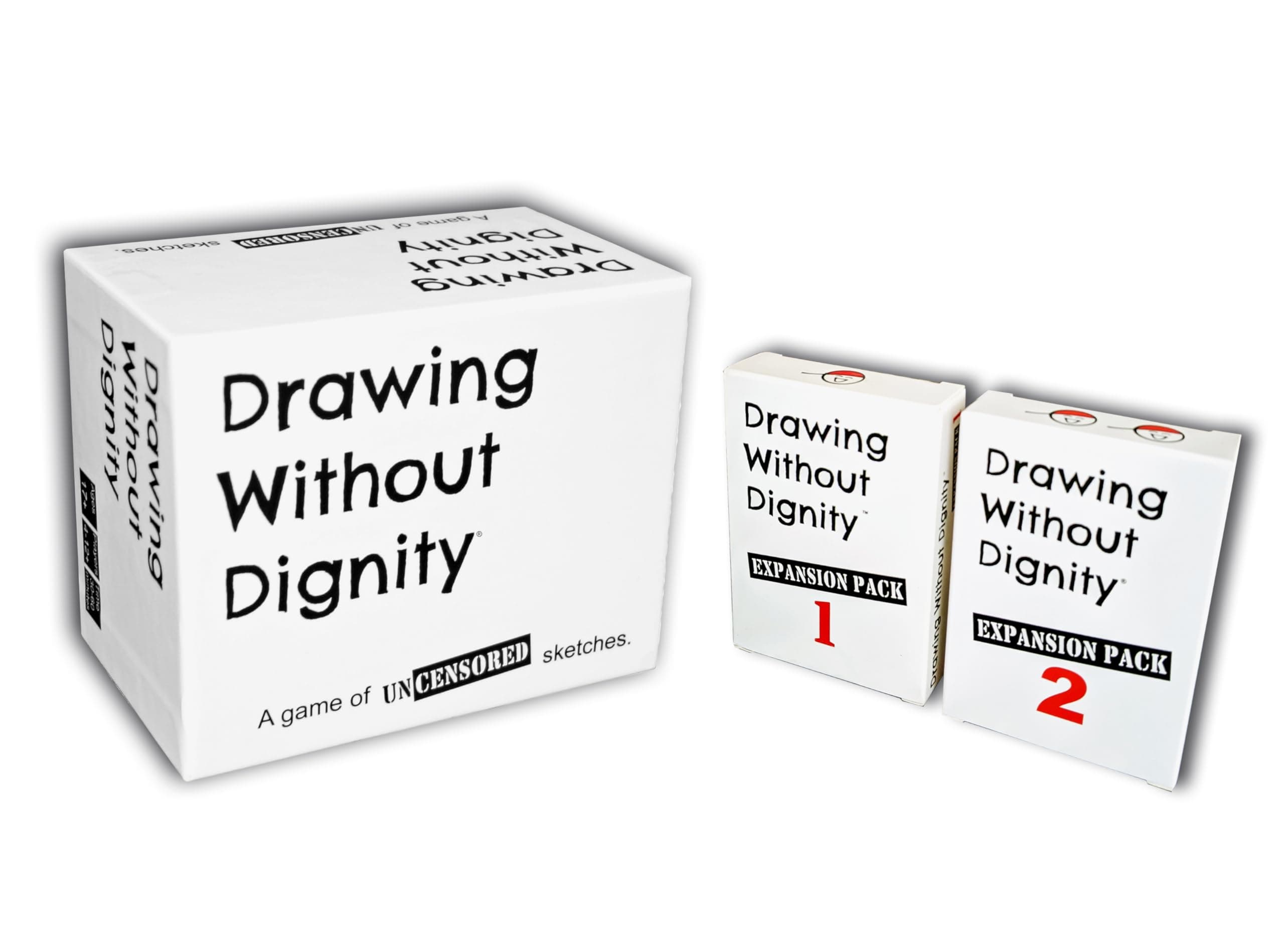 Drawing Without Dignity Complete Set: The Hit Pictionary-Style Mature Drawing Game Plus All Expansion Packs