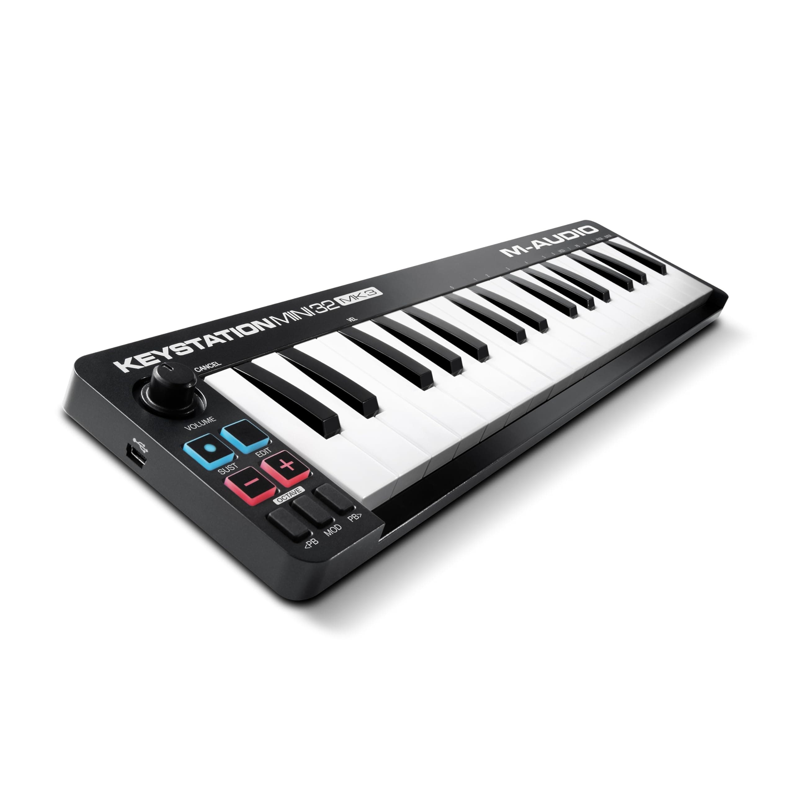 Keystation Mini 32 MK3 USB MIDI Keyboard Controller with 32 Velocity Sensitive Mini Keys and Recording Software Included