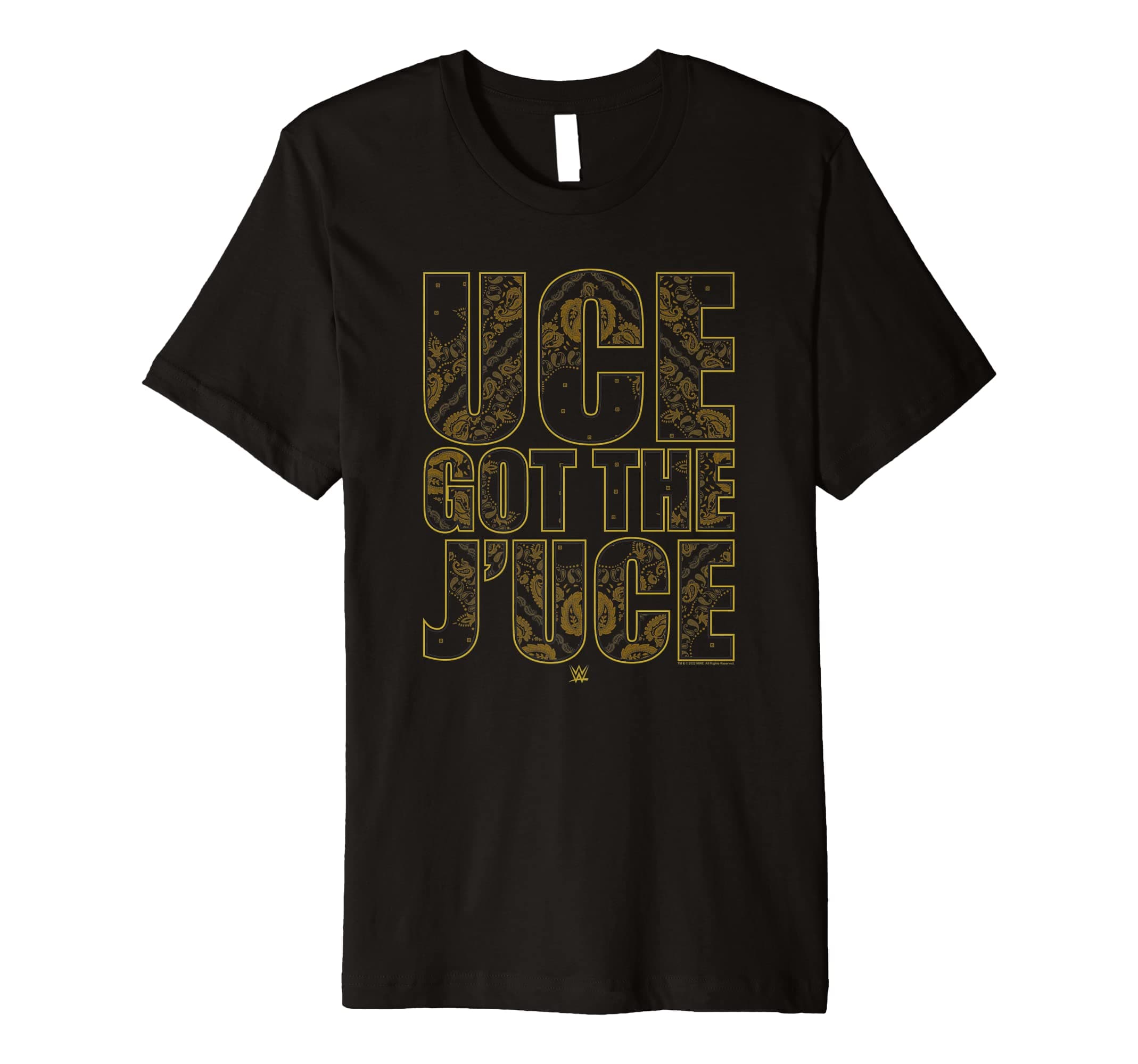 WWE The Bloodline Usos Uce Got The J'uce Patterned Text Logo Premium T-Shirt