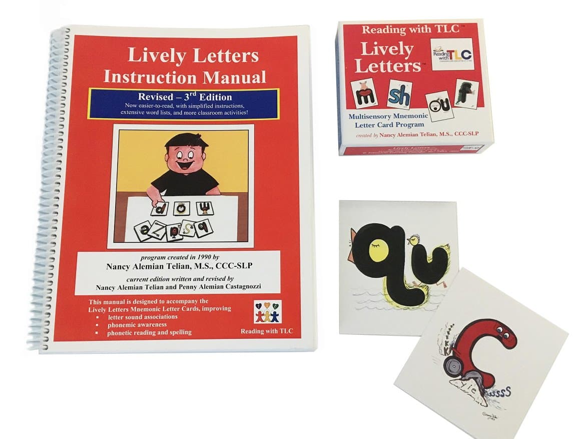 Reading with TLC - Lively Letters Basic Set Cards – January 1, 2017