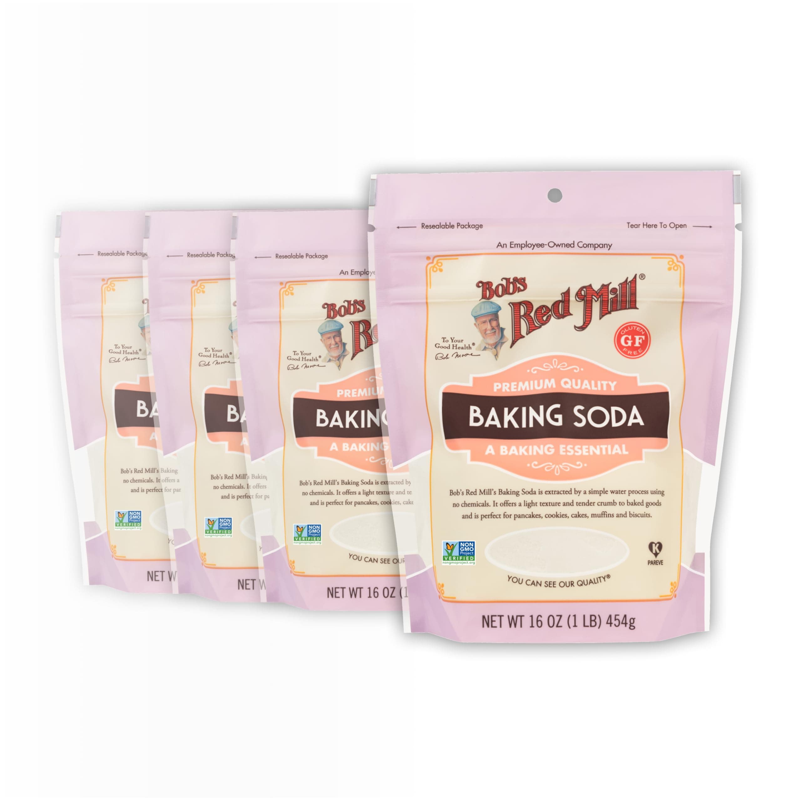 Resealable Baking Soda, 16 Oz (6 Pack)