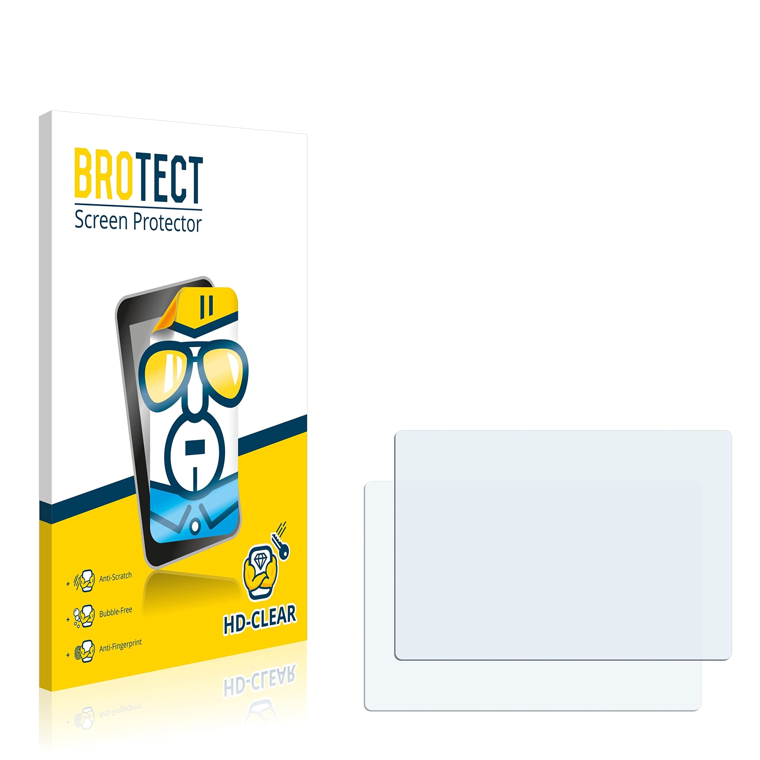 brotect 2-Pack Screen Protector compatible with Palm Tungsten T3 - HD-Clear Protection Film