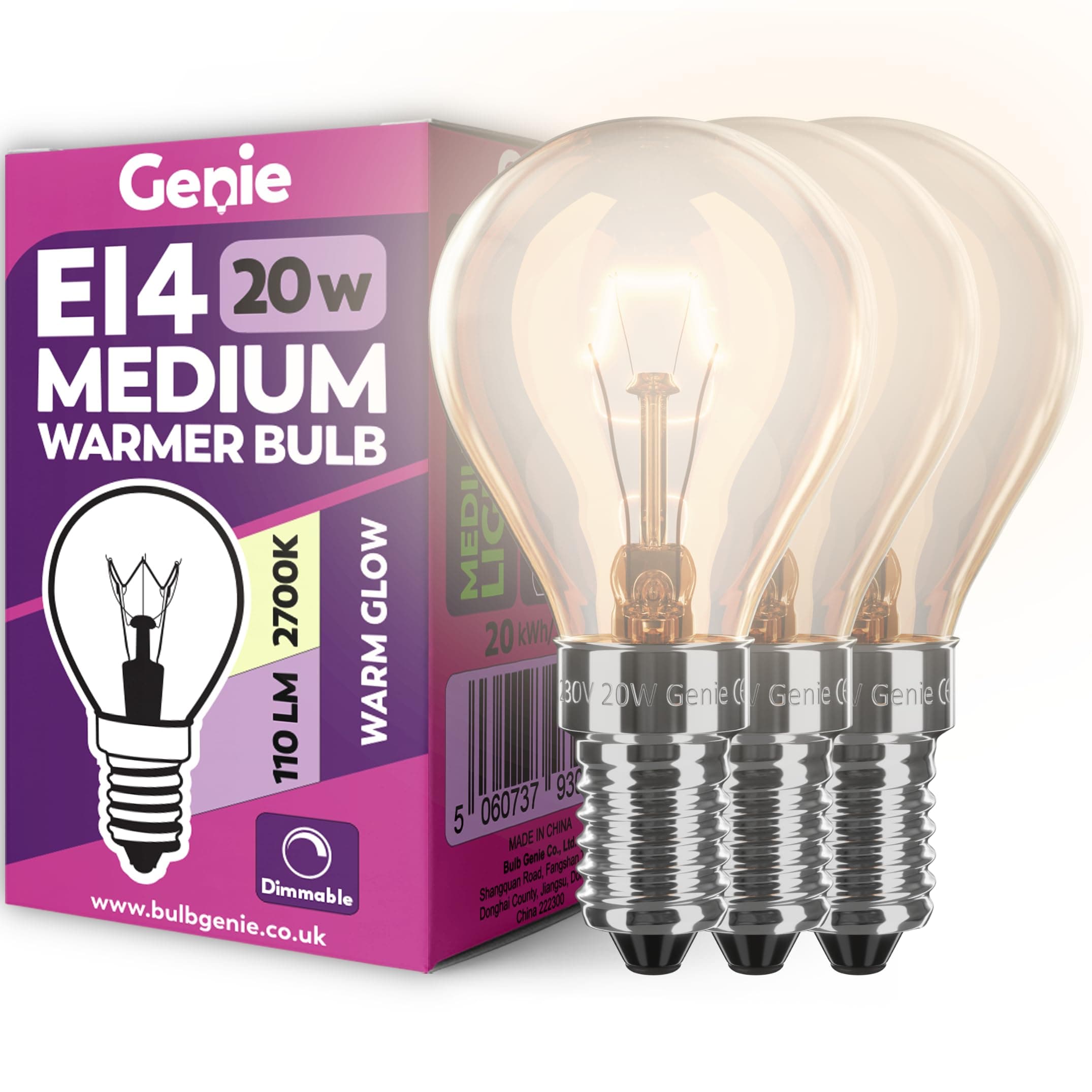 20W Medium Fancy Globe Bulb