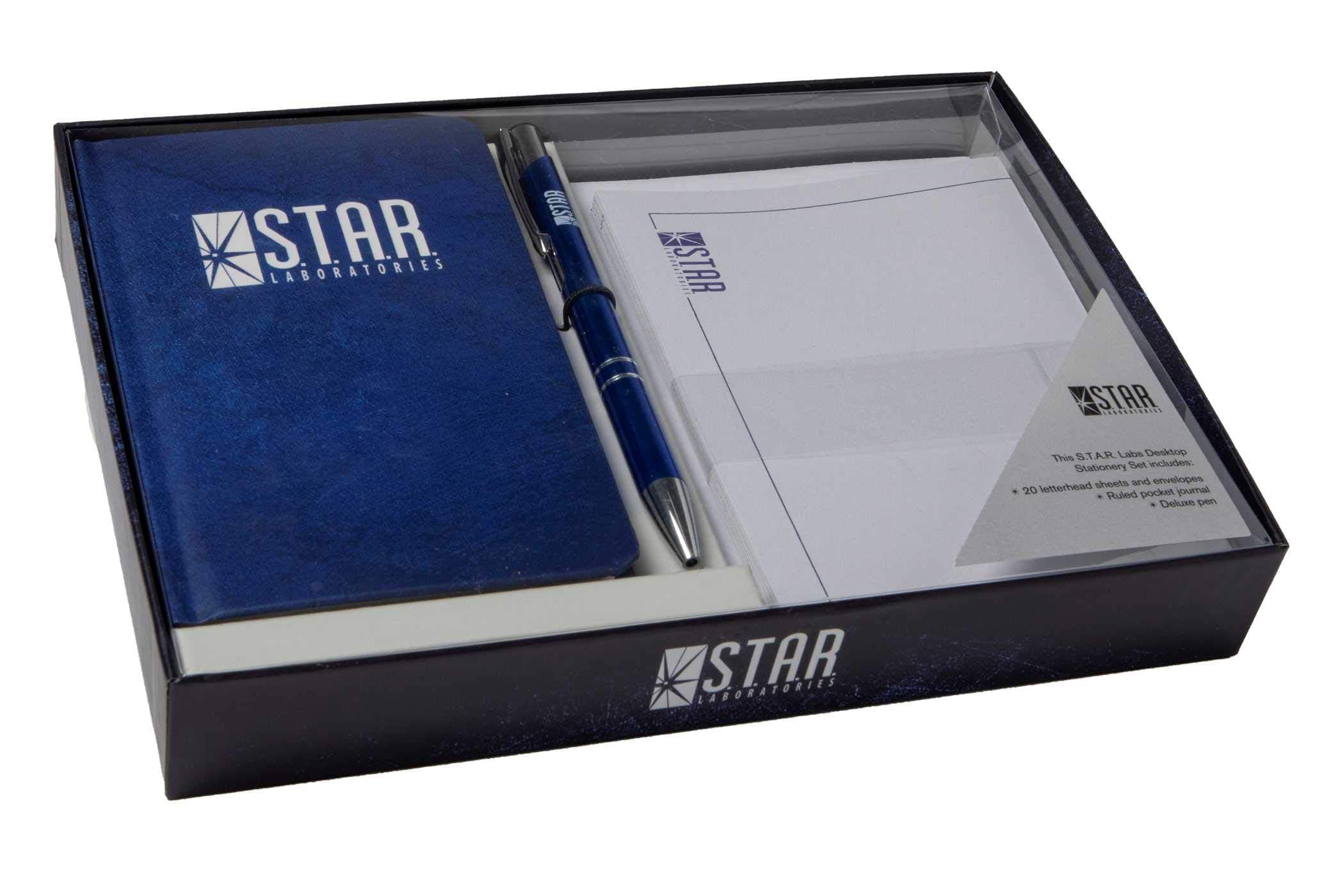 DC Comics: S.T.A.R. Labs Desktop Stationery Set (With Pen)