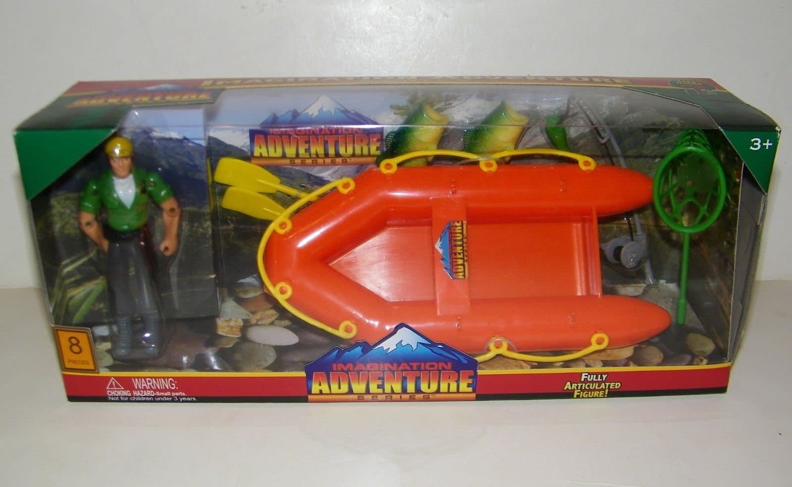 Imagination Adventure Series Orange Raft Playset