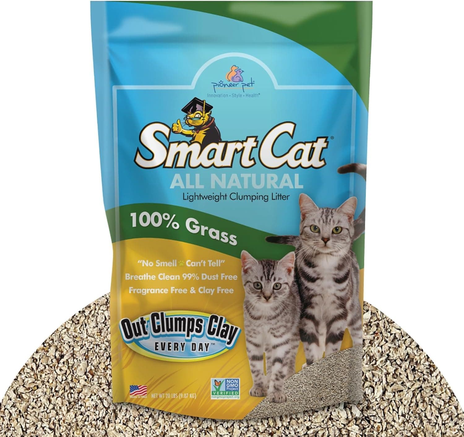 SmartCat All Natural Clumping Litter, 5-Pound