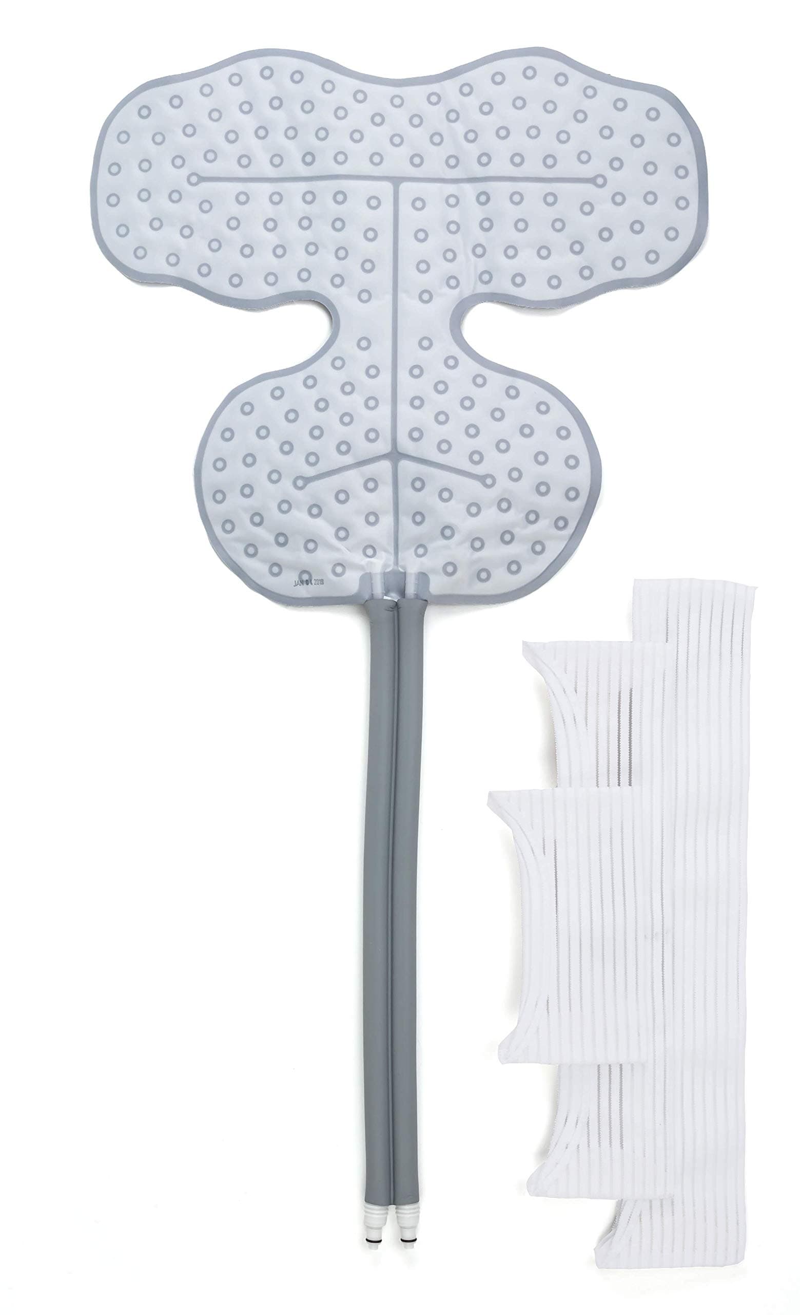 Cold Rush Cold Therapy Shoulder Pad | Ergonomic Shoulder Ice Pack Wrap for Post-Operative Pain and Swelling | Pads with Hose Connectors and Elastic Straps (Large)