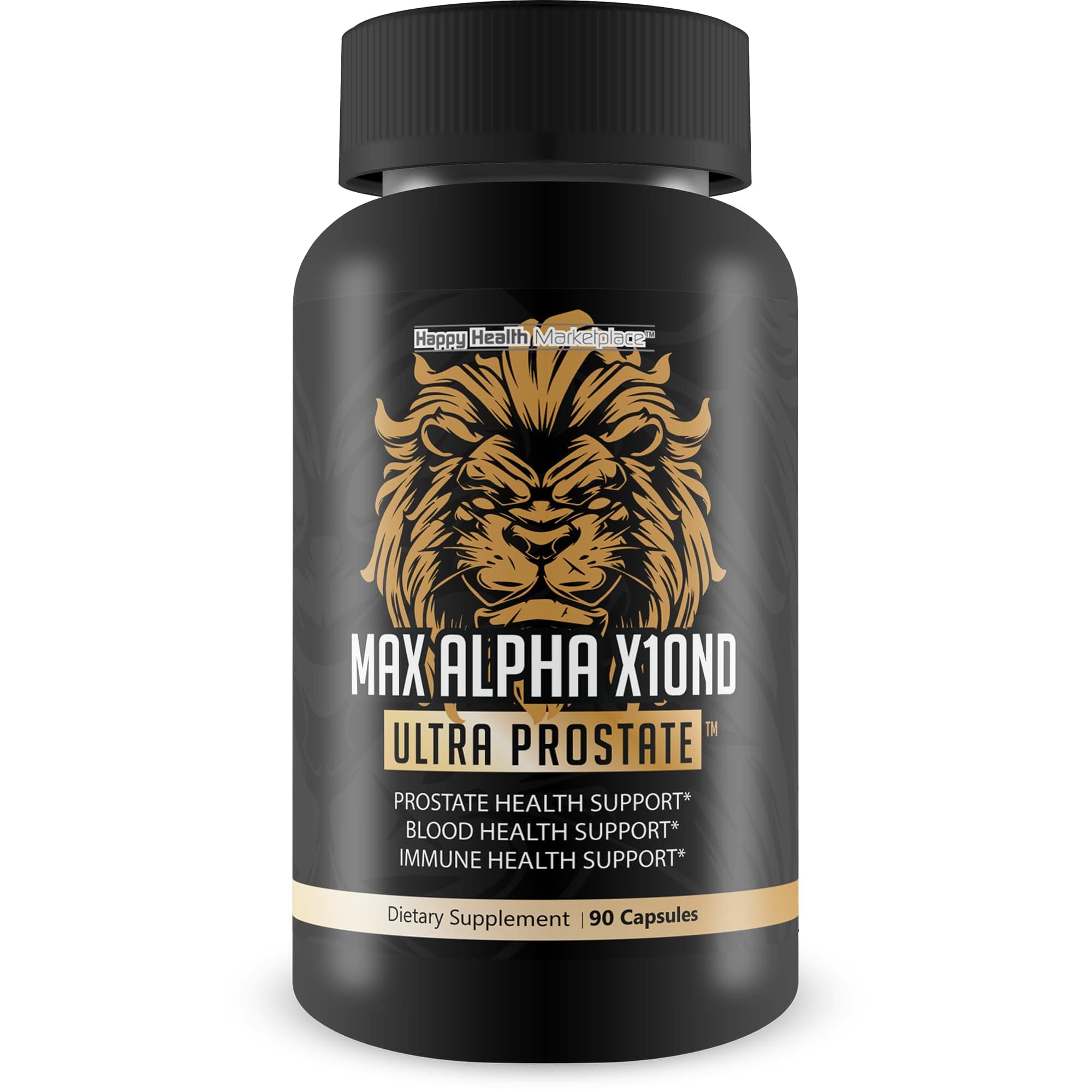 Max Alpha X10ND Ultra Prostate - T Prostate Support for Men - Promote Energy & Endurance - Blood Flow Support for Prostate Health with Vitamin D, Ginseng, Green Tea, & Zinc - Immune Support Benefits