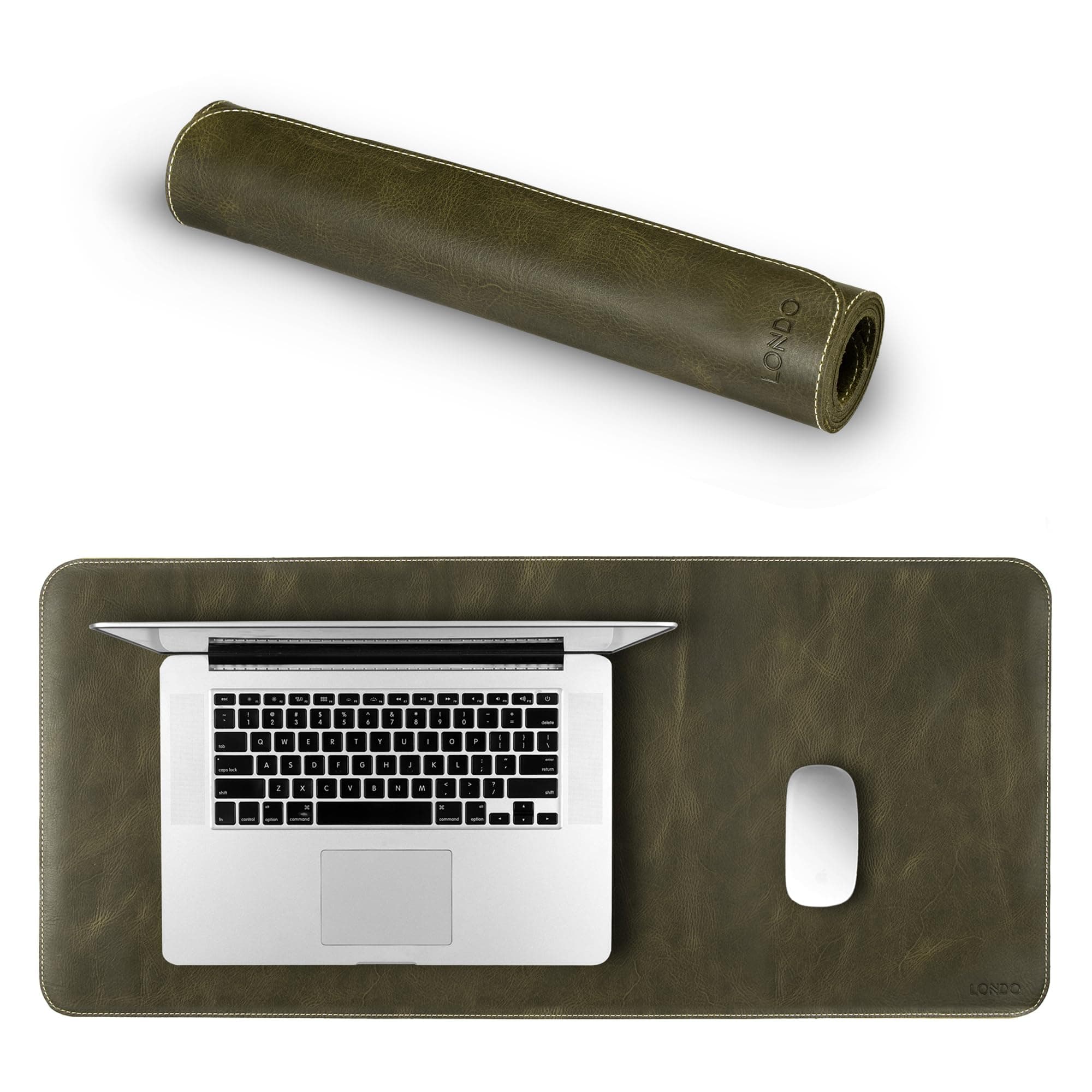 Top Grain Leather Extended Mouse Pad – Large Desk Mat for Office & Gaming, Smooth Writing Surface, Non-Slip Base, Durable & Stylish Workspace Accessory