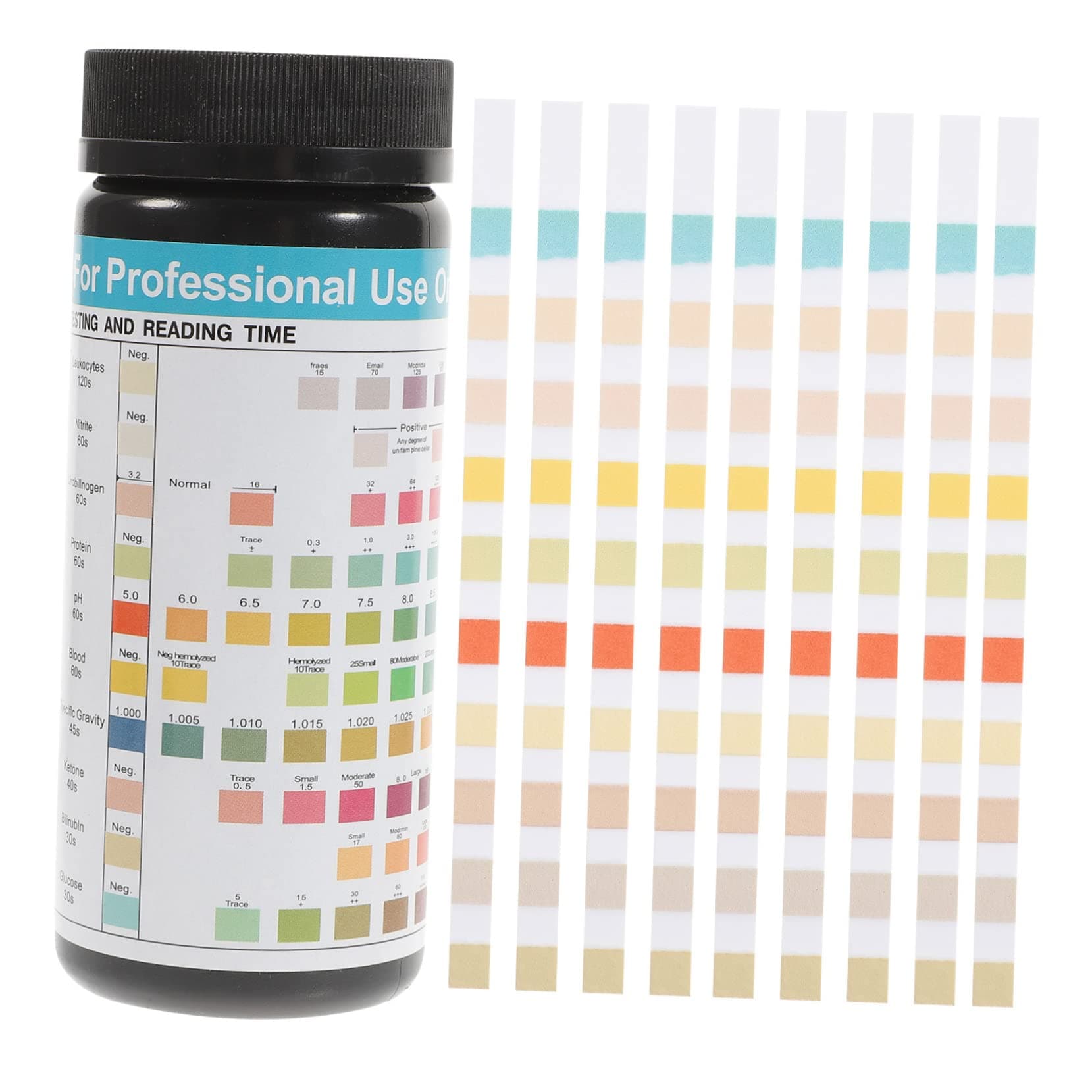 HAWILLOSCH Protein Urine Testing Strips 100pcs 10 1 Ph Test Strips for Urine Medical Ketone Test Strips for Accurate Urine Testing and Monitoring of Ketone Levels Ketone Meter Urine