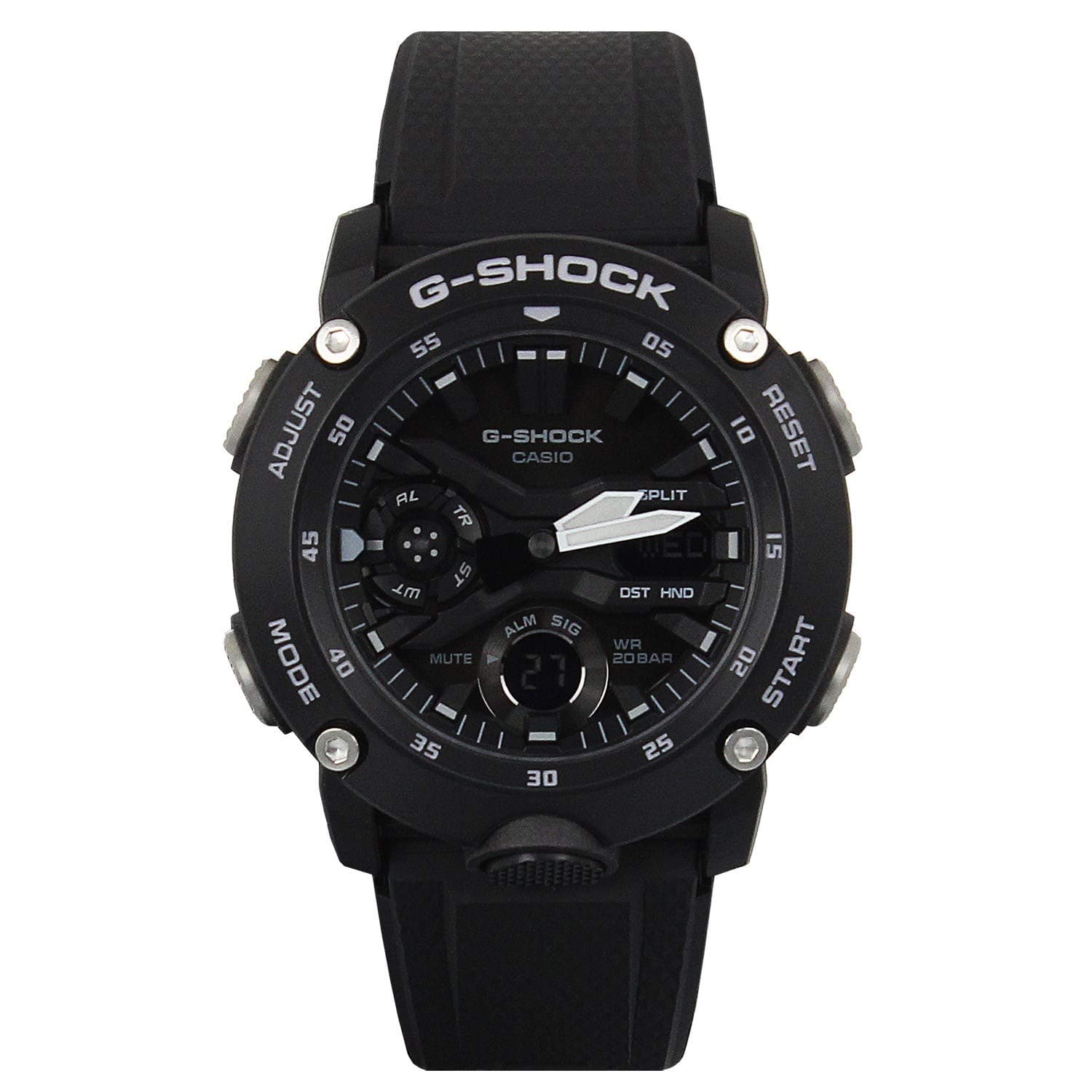 Casio G-Shock Analog-Digital Dial Watch, black, Strap