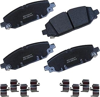 Bendix Premium SBC2186 Ceramic Rear Brake Pads for Jeep Wrangler 2024-2018