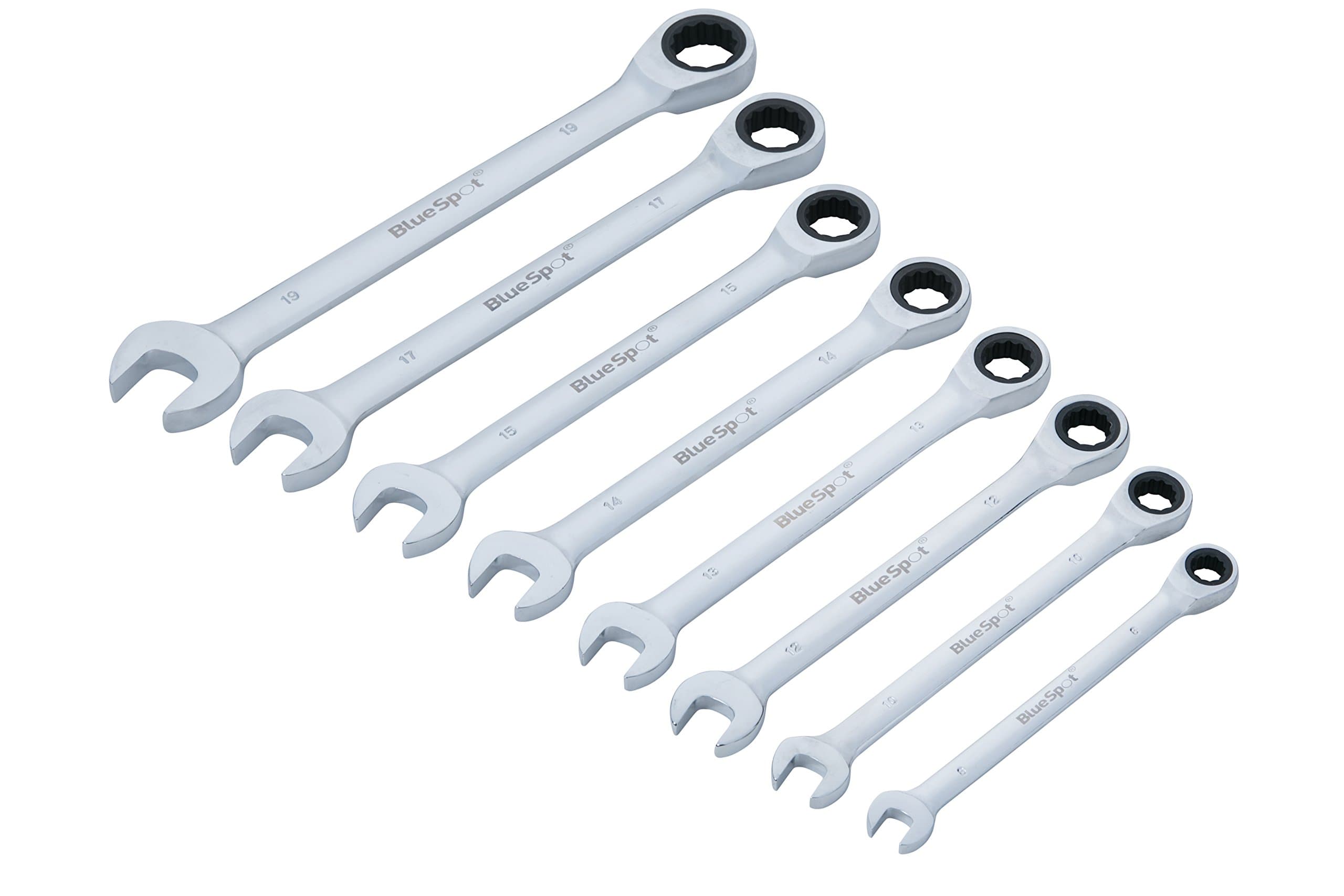 Blue Spot Tools 04310 8PCE Metric Spanner Set (8-19MM)
