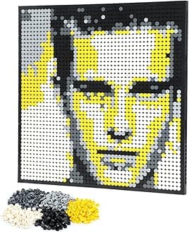 Amalia Personalized Mosaic Portrait Custom Building Kit Pixel Great Wall Art Decoration Customized Your Own Photo Picture-Memory(L/15.1"x15.1")