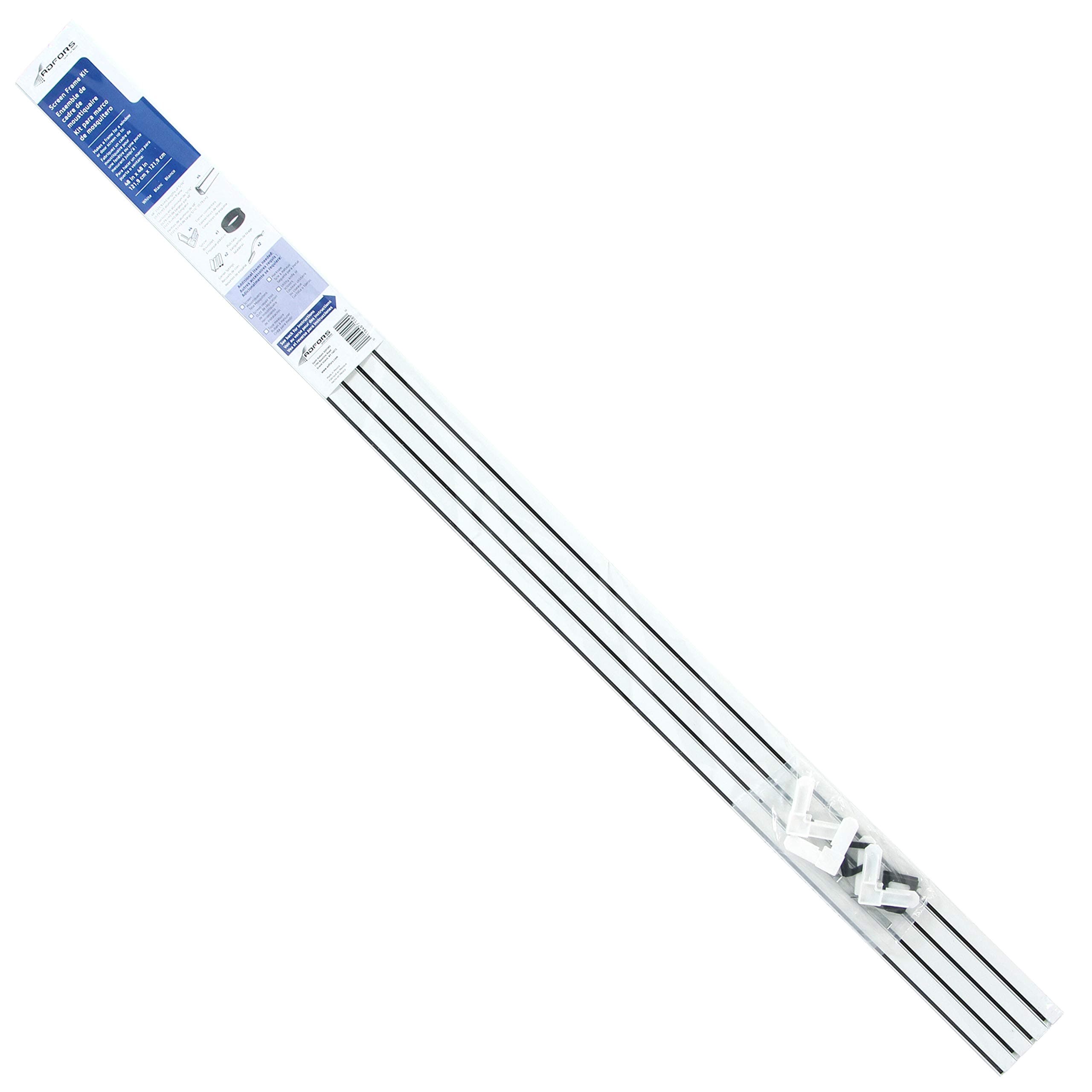 Saint-Gobain ADFORS DIY Window Screen Frame Kit - 5/16 inches x 4 feet - White