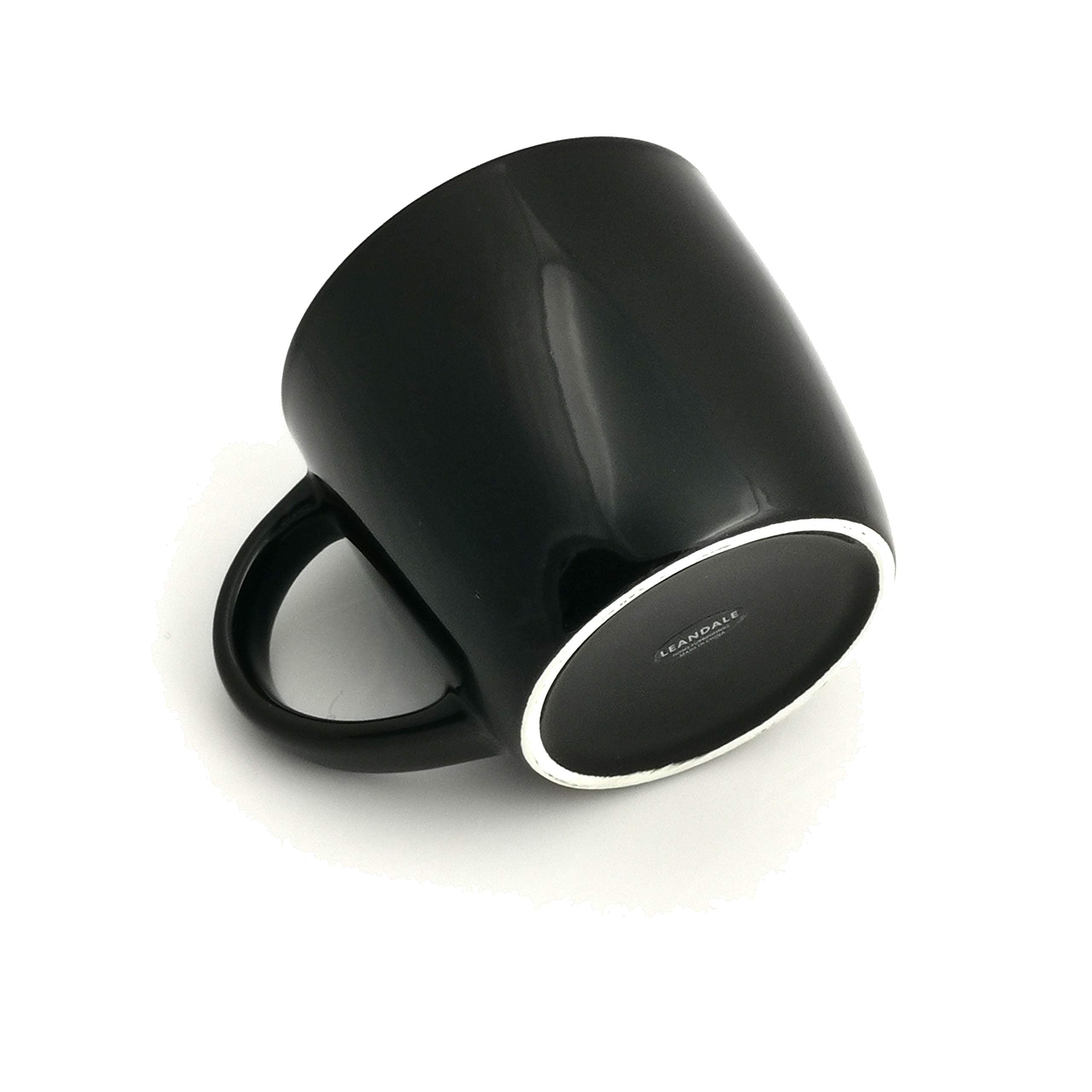 Ceramic Coffee Mug Matte Black 15 OZ With Gift Box,Gift for Dad,Grandpa,Papa,Man or Birthday Gift