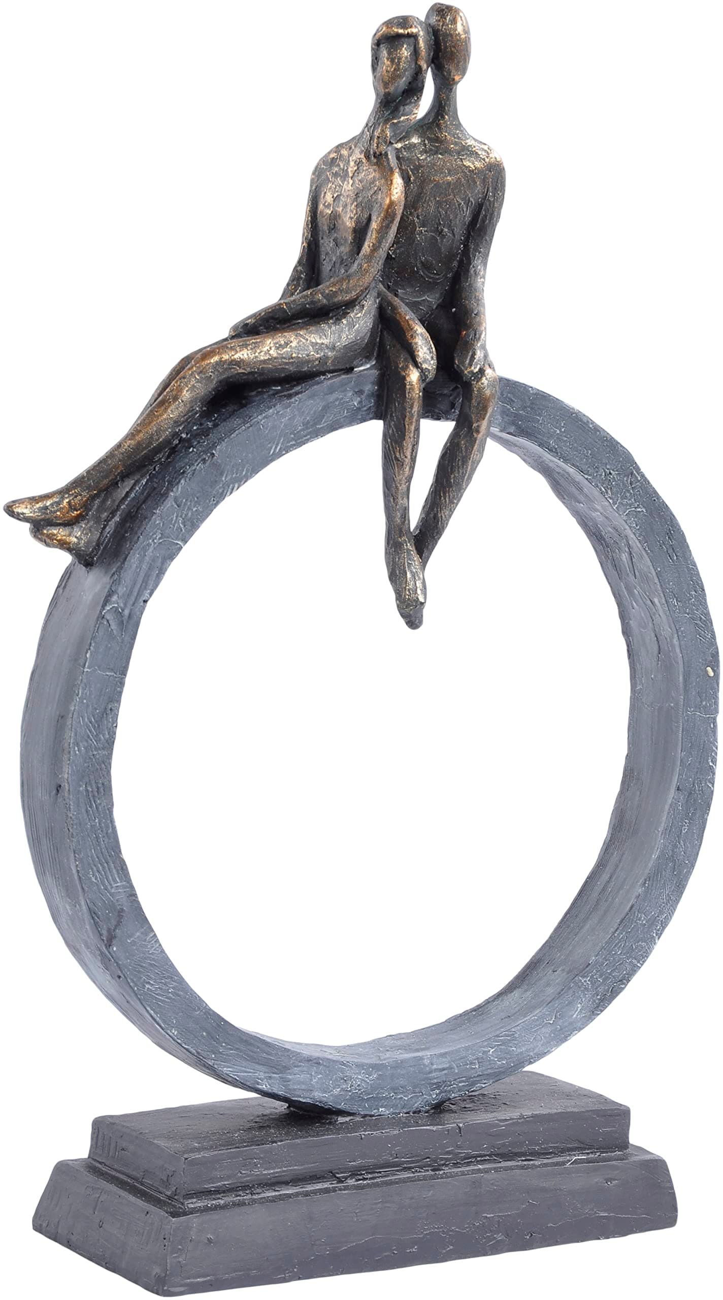 Saville Designs Sculpture, Resin, Grey, One Size