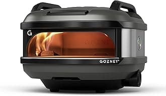 Gozney Tread Portable Pizza Oven, Off Black, Makes 12” Pizzas - Revolutionary Lateral Gas Burner, Quick Heat Up, Lightweight & Rugged Design