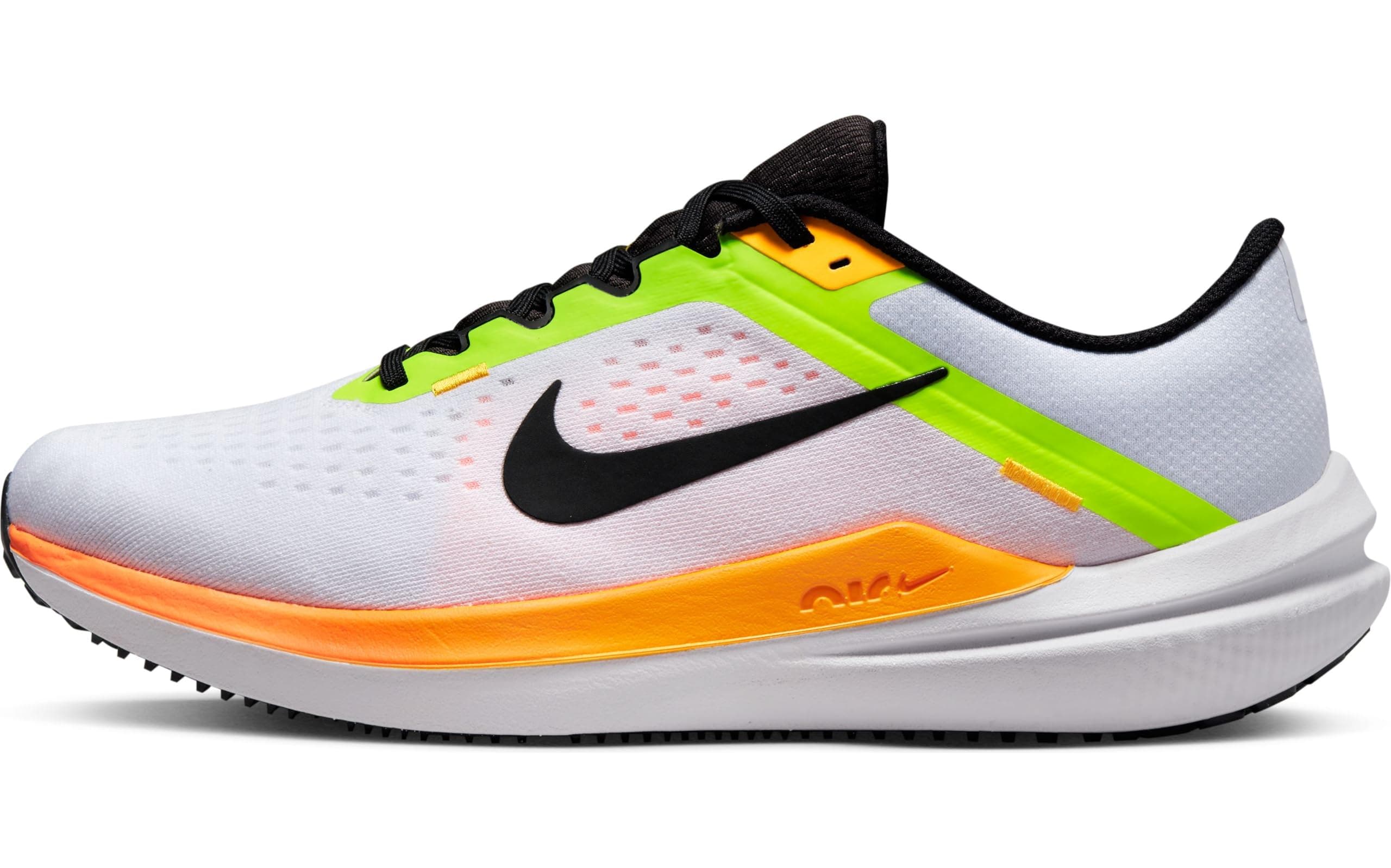 Winflo 10 shoes code DV4022-101, White Black Orange Yellow, 9.5 US