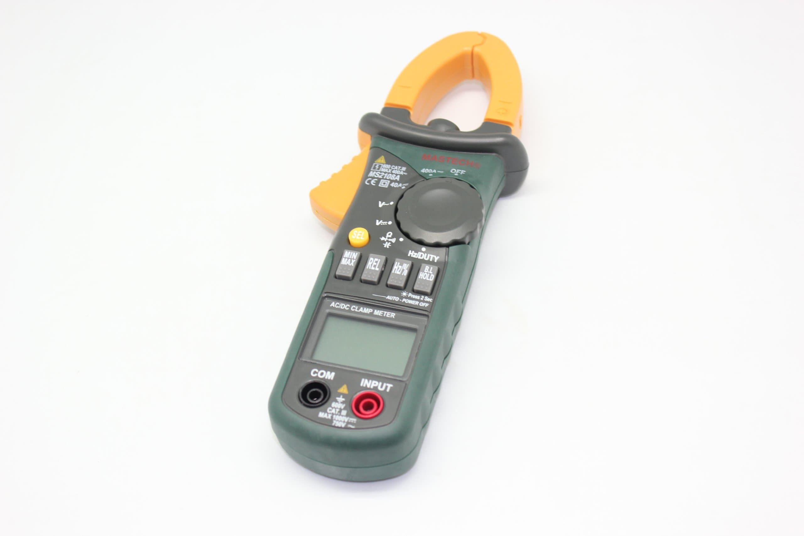 AideTek AMS2108A MS2108A 4000 AC DC Current Clamp Meter Backlight