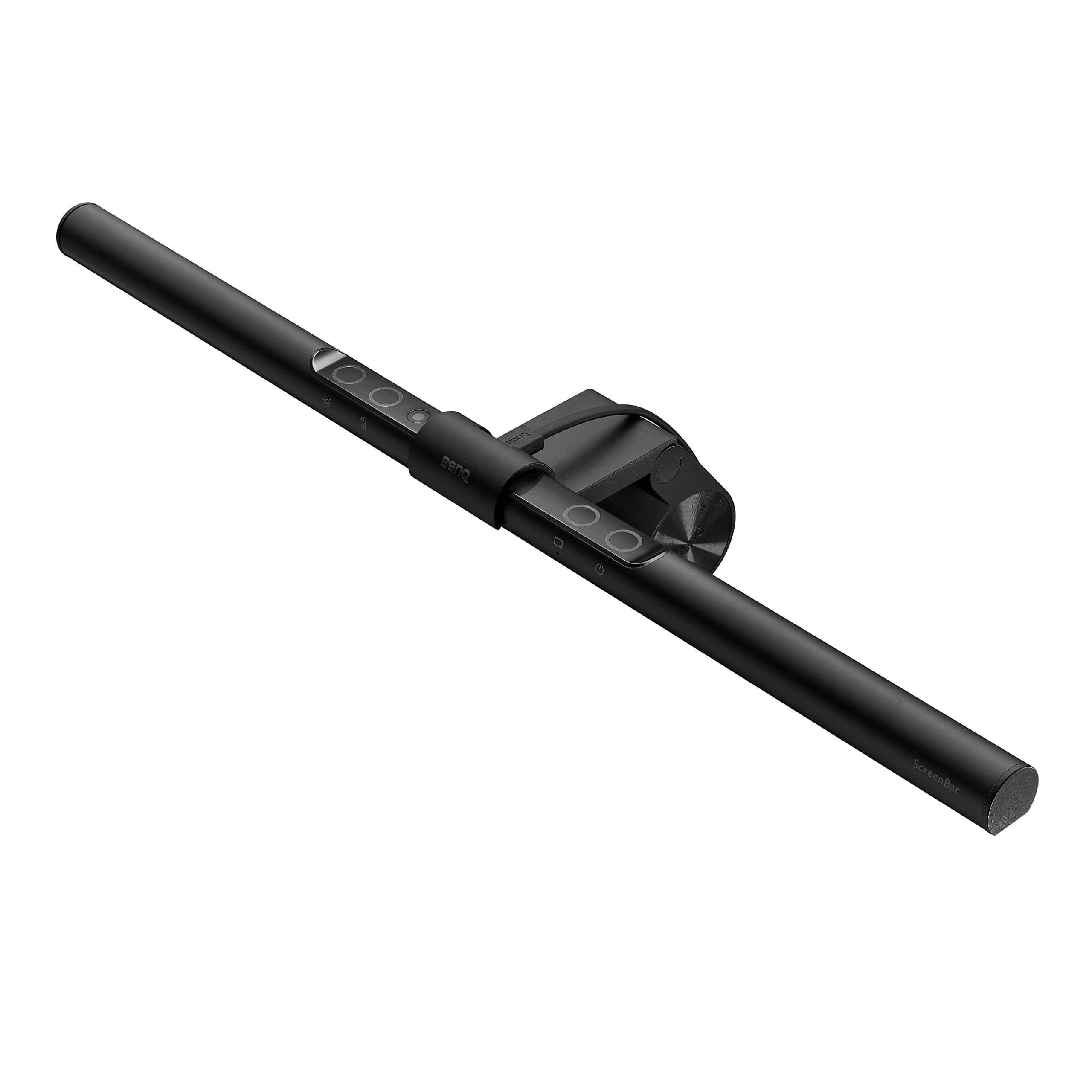 ScreenBar E-Reading LED Computer Monitor Light Lamp with Auto-Dimming and Hue Adjustment Features, USB Powered Office Lamp, Complements with Backlight/RGB Setups, Aluminium, Pack of 1