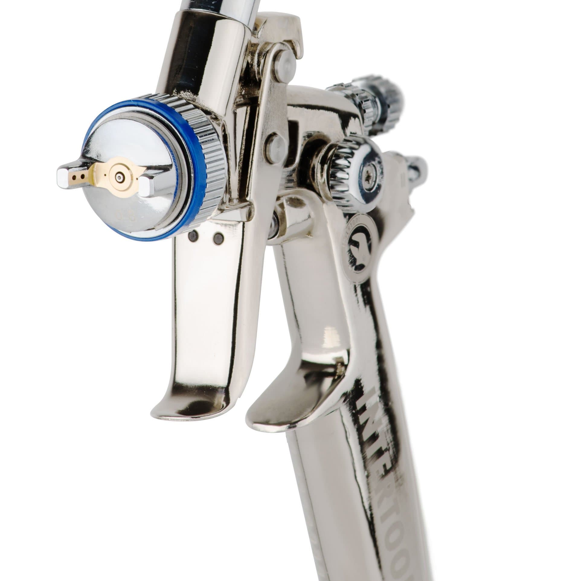 INTERTOOL HVLP Professional Gravity Feed Mini Air Spray Gun 0.8 mm Nozzle Size 250 cc Plastic Cup PT-0128