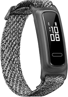 Band 4e Smart Band, Fitness Tracker with Shoe Wearing Design and Basketball Mode, 2 Weeks Battery Life, 5ATM Waterproof, 6-Axis Motion Sensor, Professional Running Guidance, Misty Grey