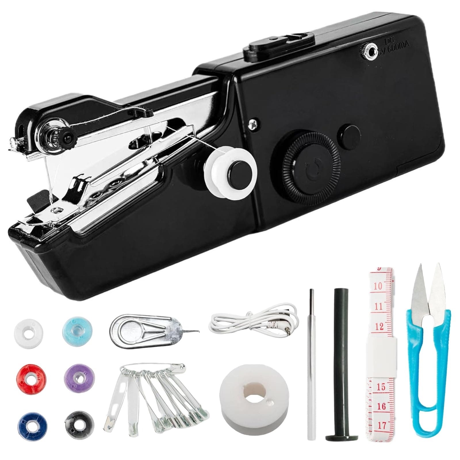 Handheld Sewing Machine for Beginners, Mini Portable Electric Handheld Sewing Machine for Adult, Easy to Use and Fast stitch Suitable for Clothes,Fabrics, Cutains,DIY Home Travel